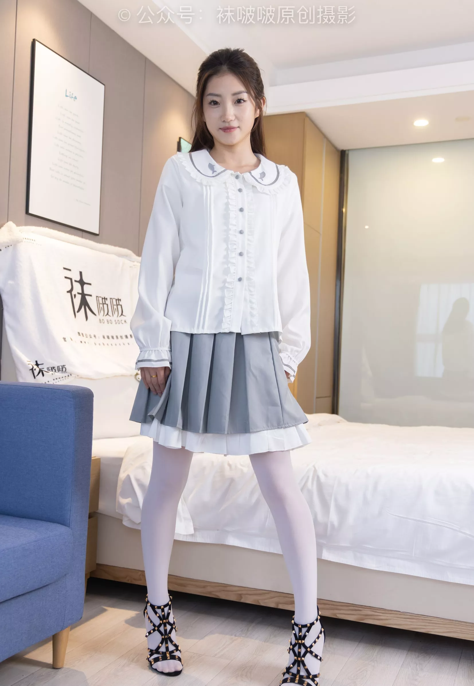 高跟鞋、厚白丝【142P】 No.211 小沫 BoBoSocks袜啵啵 P.18