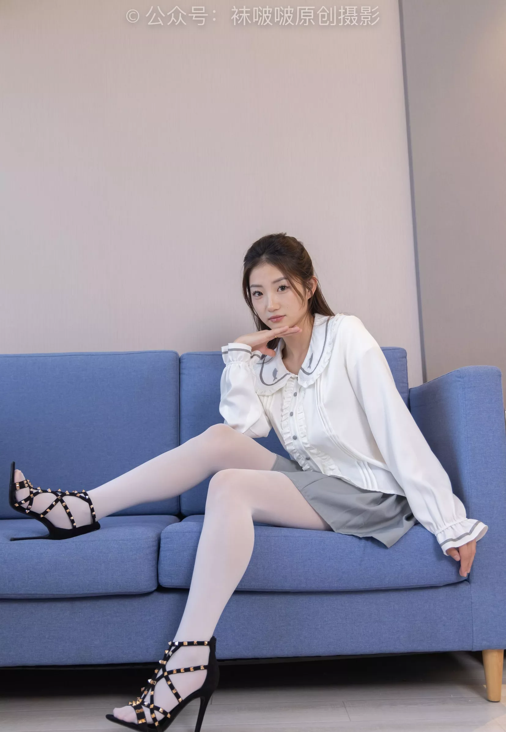 高跟鞋、厚白丝【142P】 No.211 小沫 BoBoSocks袜啵啵 P.18