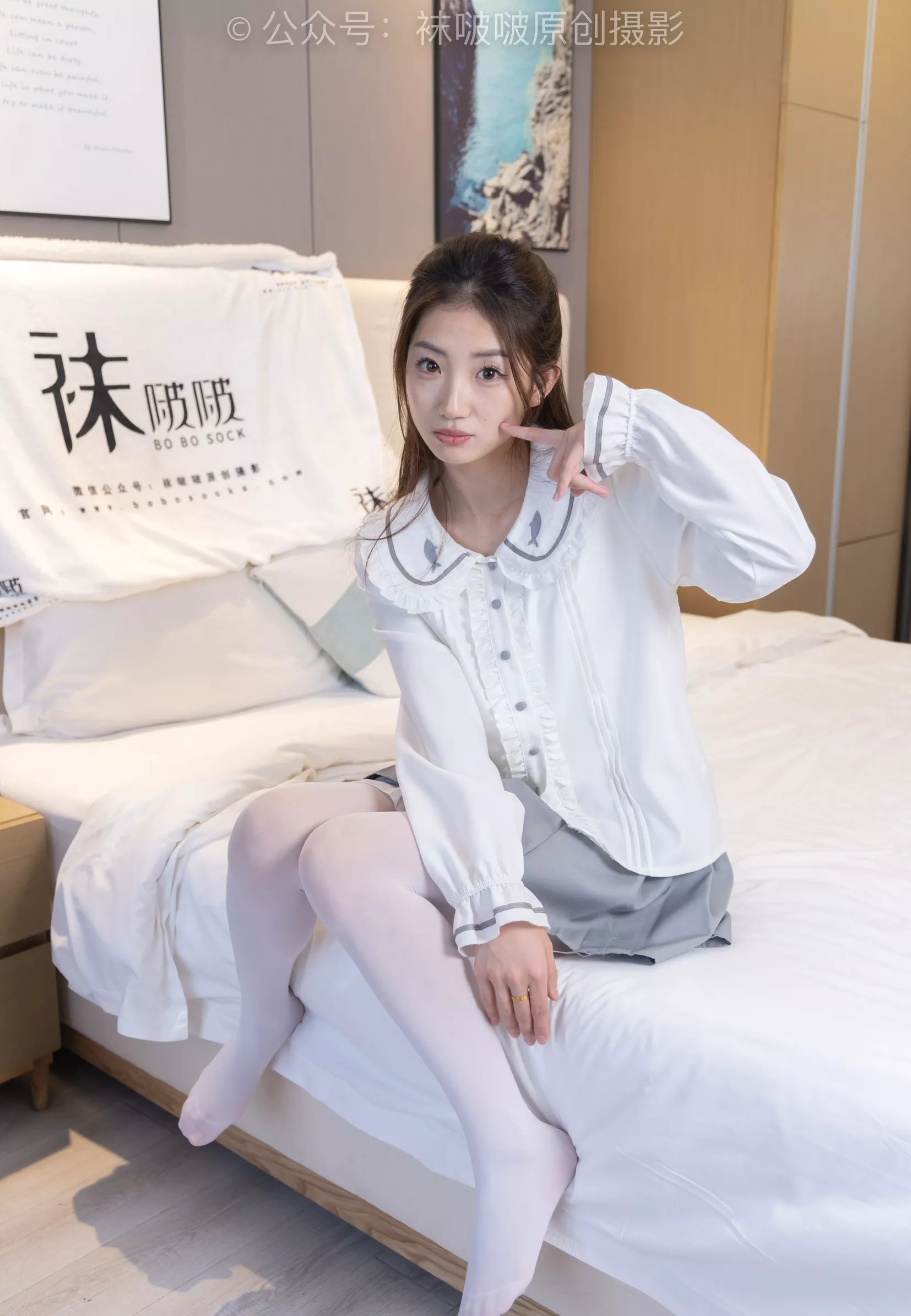 小沫 BoBoSocks袜啵啵 No.211 高跟鞋、厚白丝【142P】 P.24