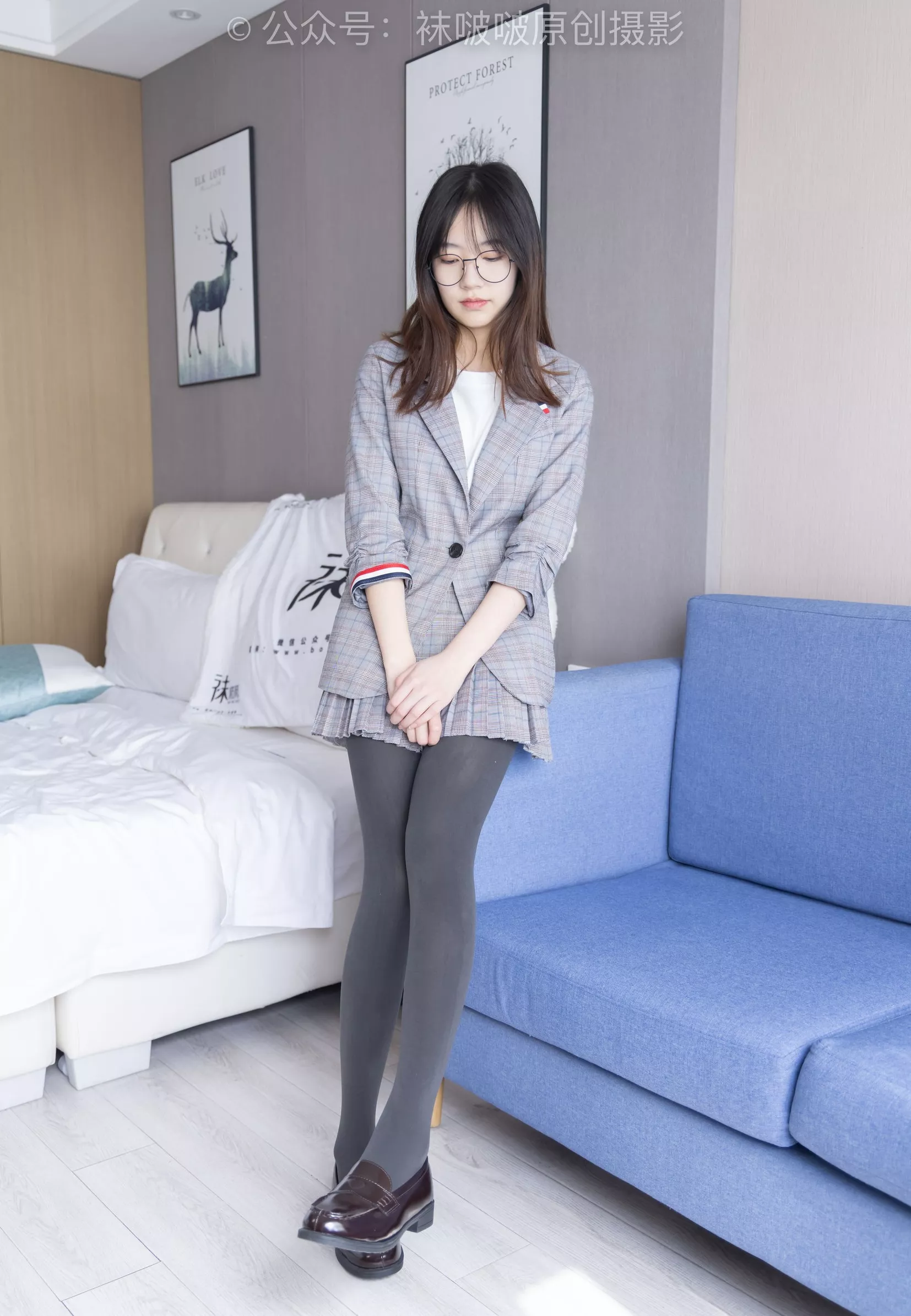 No.210 皮鞋、厚灰丝、ol装【140P】 小甜豆 BoBoSocks袜啵啵 P.7