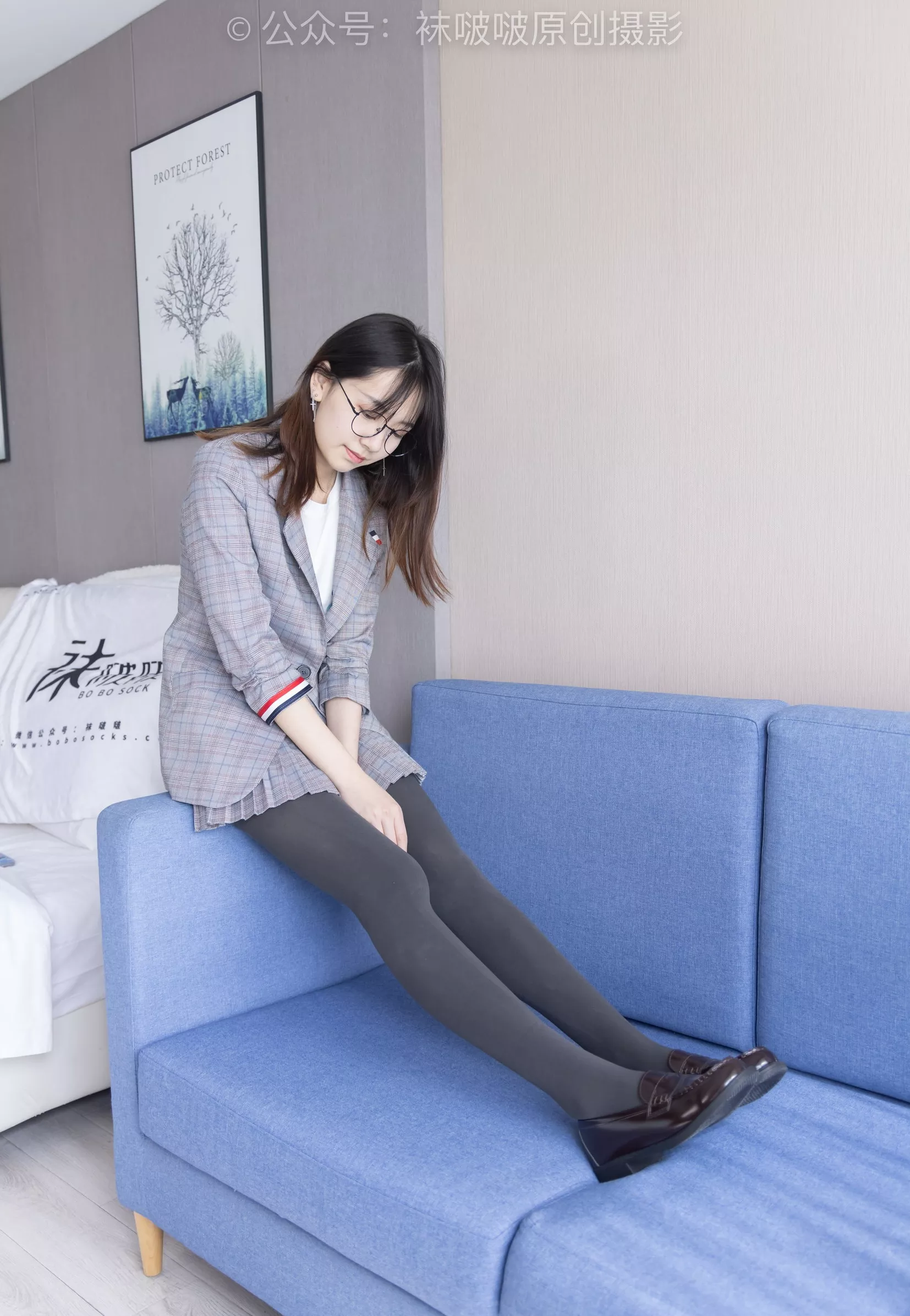 小甜豆 皮鞋、厚灰丝、ol装【140P】 BoBoSocks袜啵啵 No.210 P.10