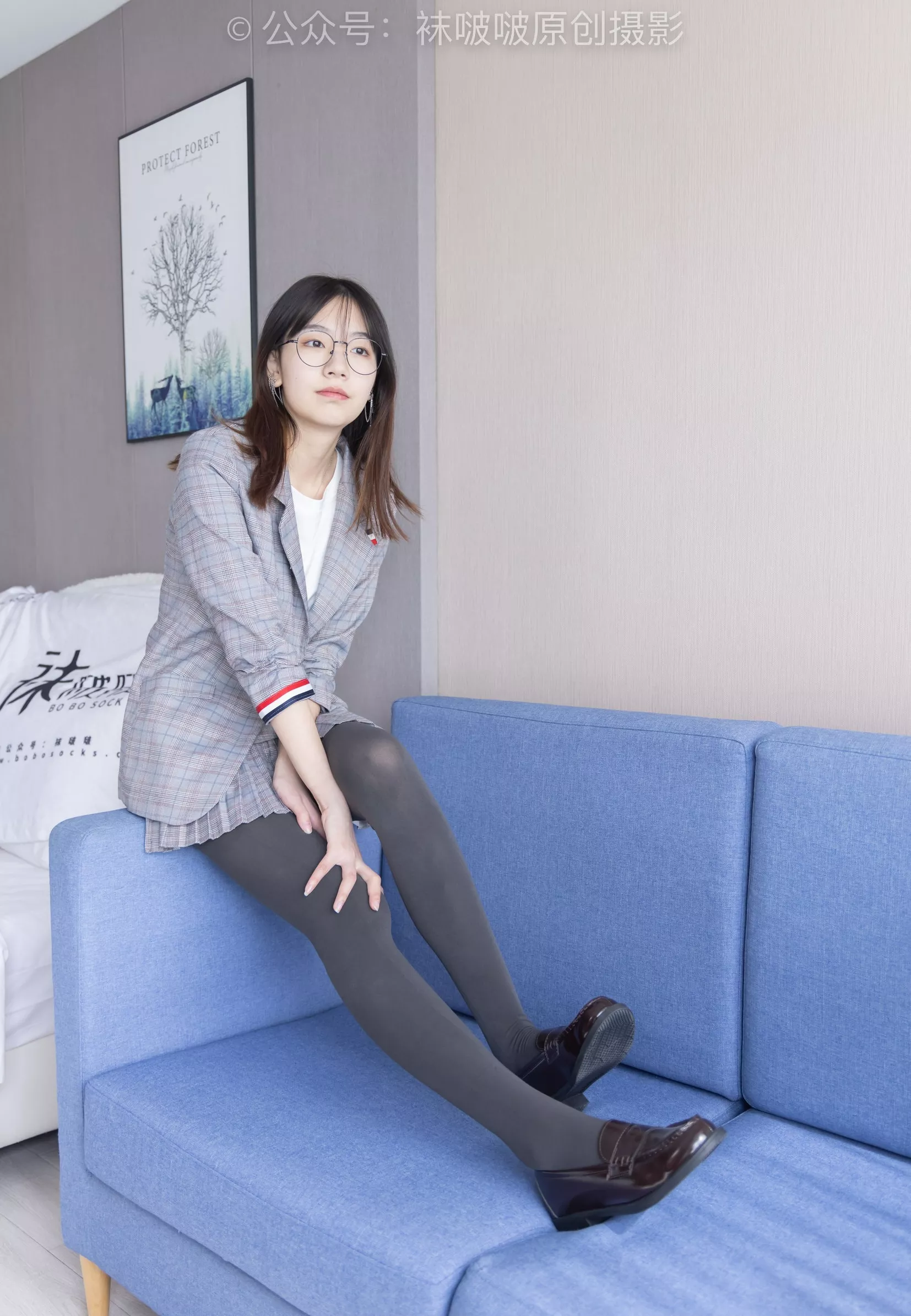 BoBoSocks袜啵啵 皮鞋、厚灰丝、ol装【140P】 No.210 小甜豆 P.11
