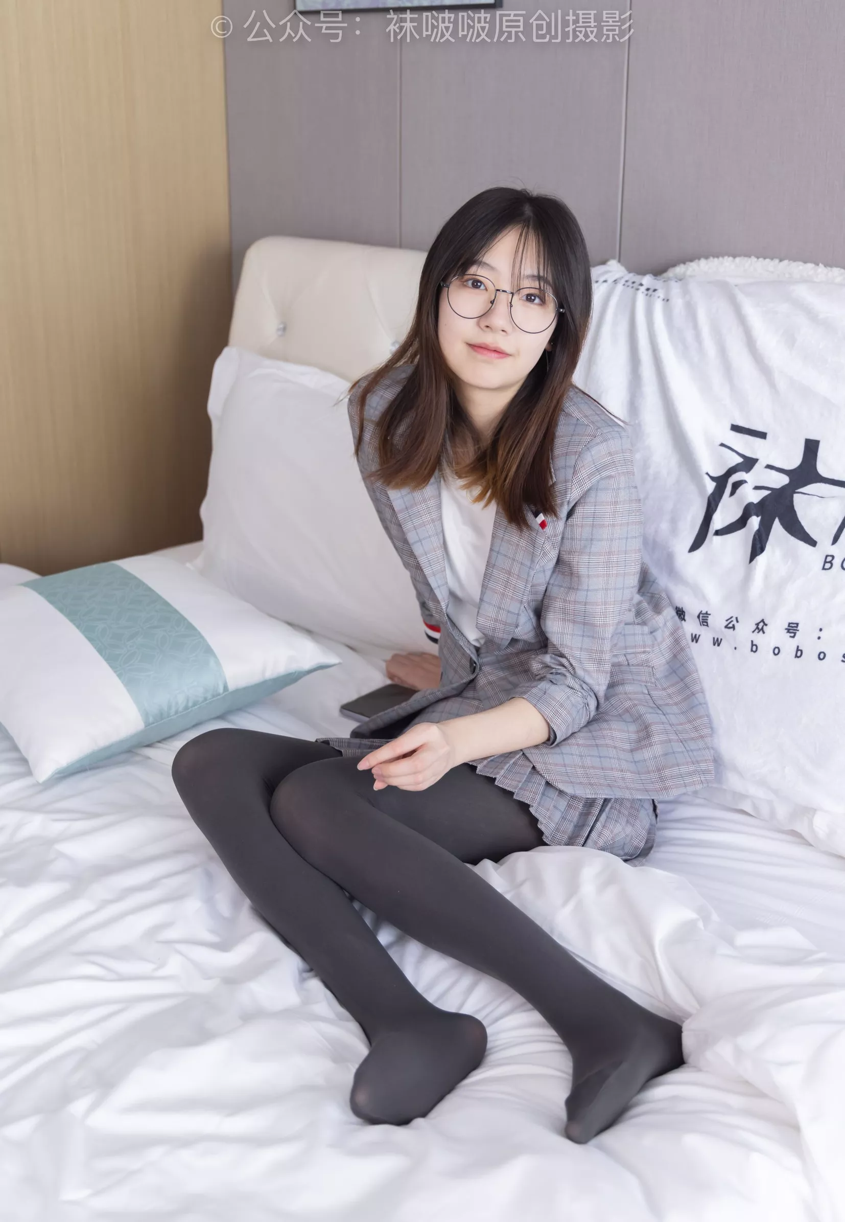 小甜豆 BoBoSocks袜啵啵 皮鞋、厚灰丝、ol装【140P】 No.210 P.25