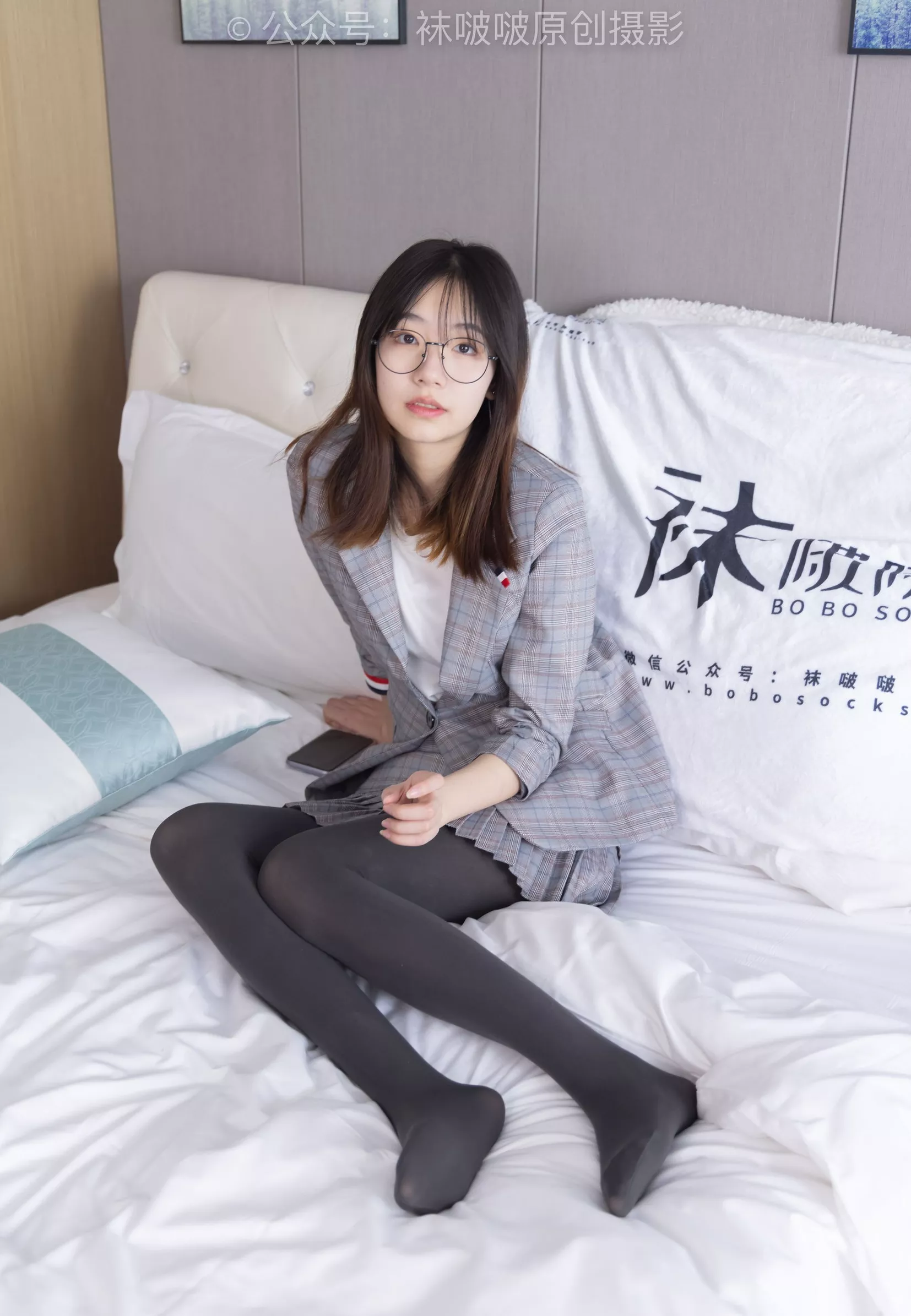 No.210 皮鞋、厚灰丝、ol装【140P】 小甜豆 BoBoSocks袜啵啵 P.7