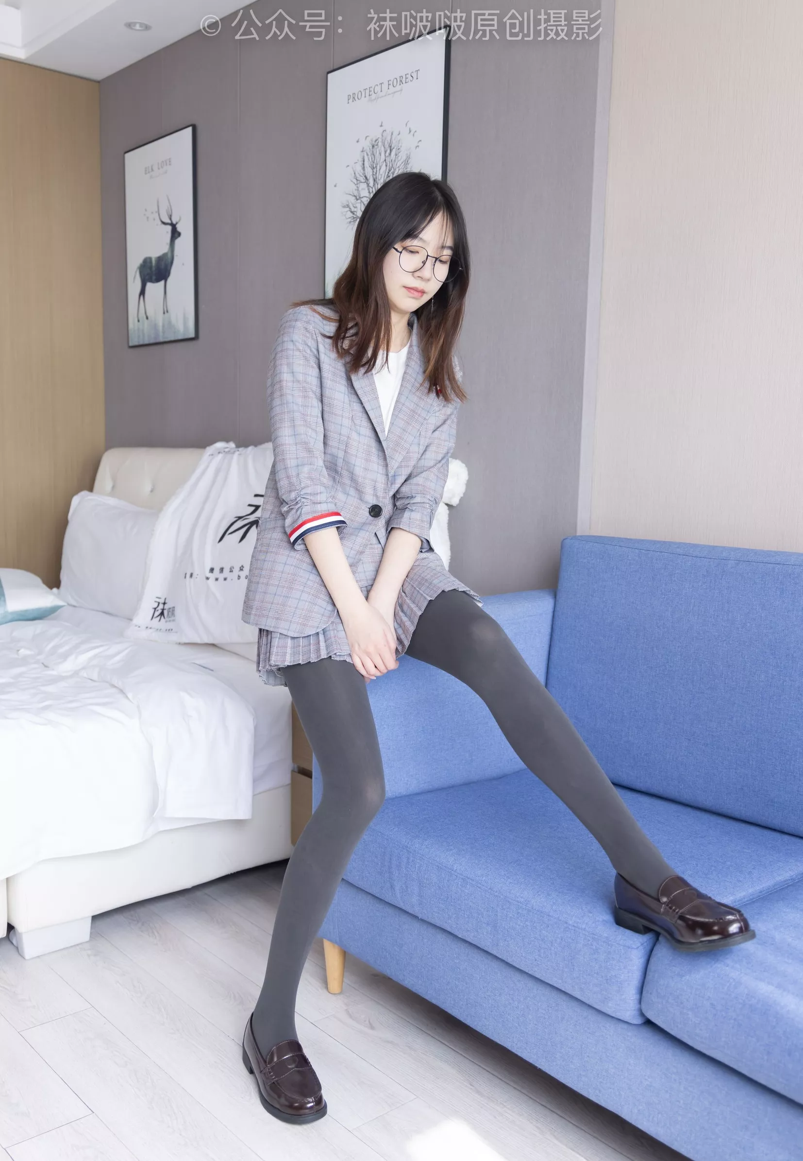 小甜豆 皮鞋、厚灰丝、ol装【140P】 BoBoSocks袜啵啵 No.210 P.10
