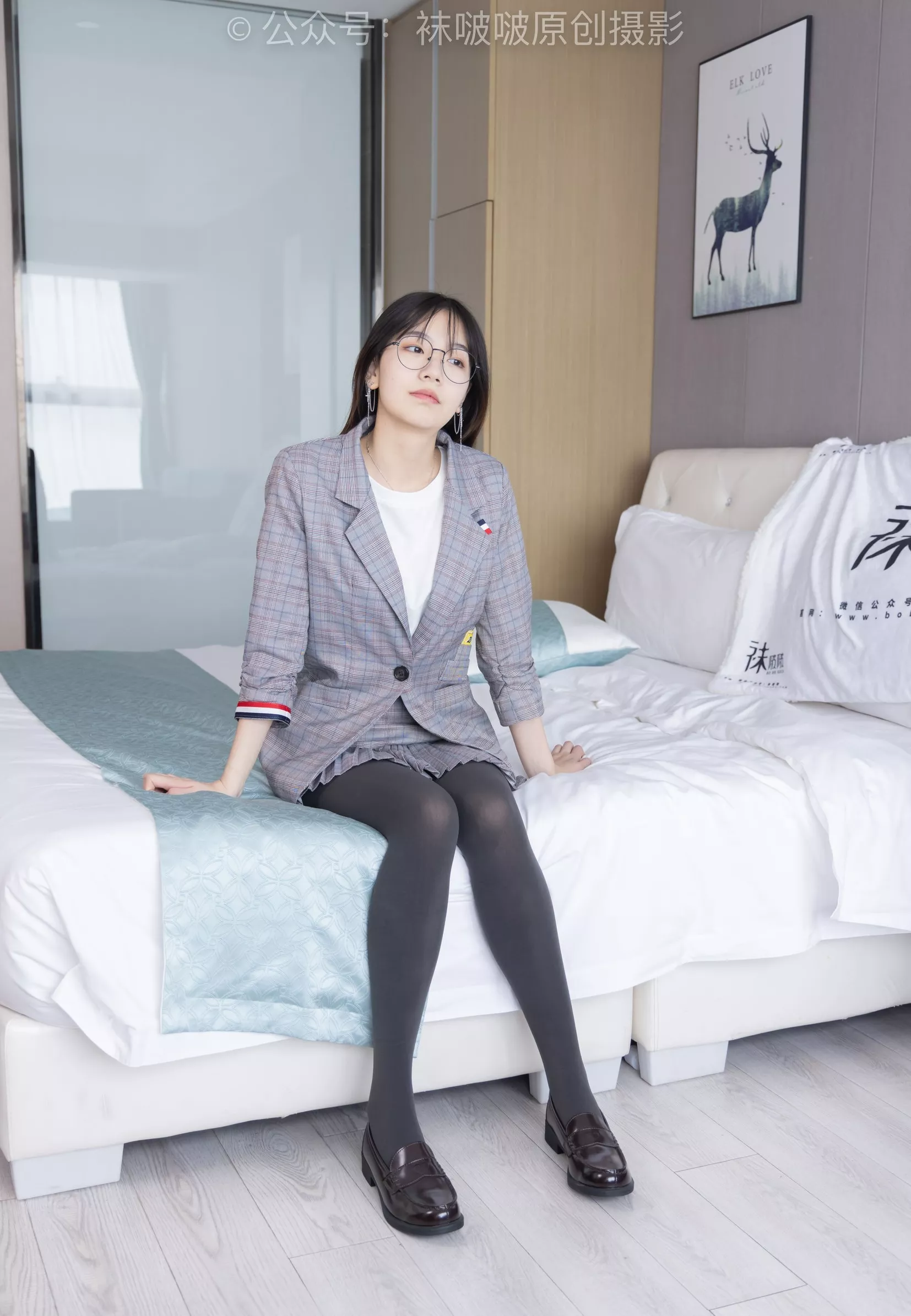 BoBoSocks袜啵啵 皮鞋、厚灰丝、ol装【140P】 No.210 小甜豆 P.11