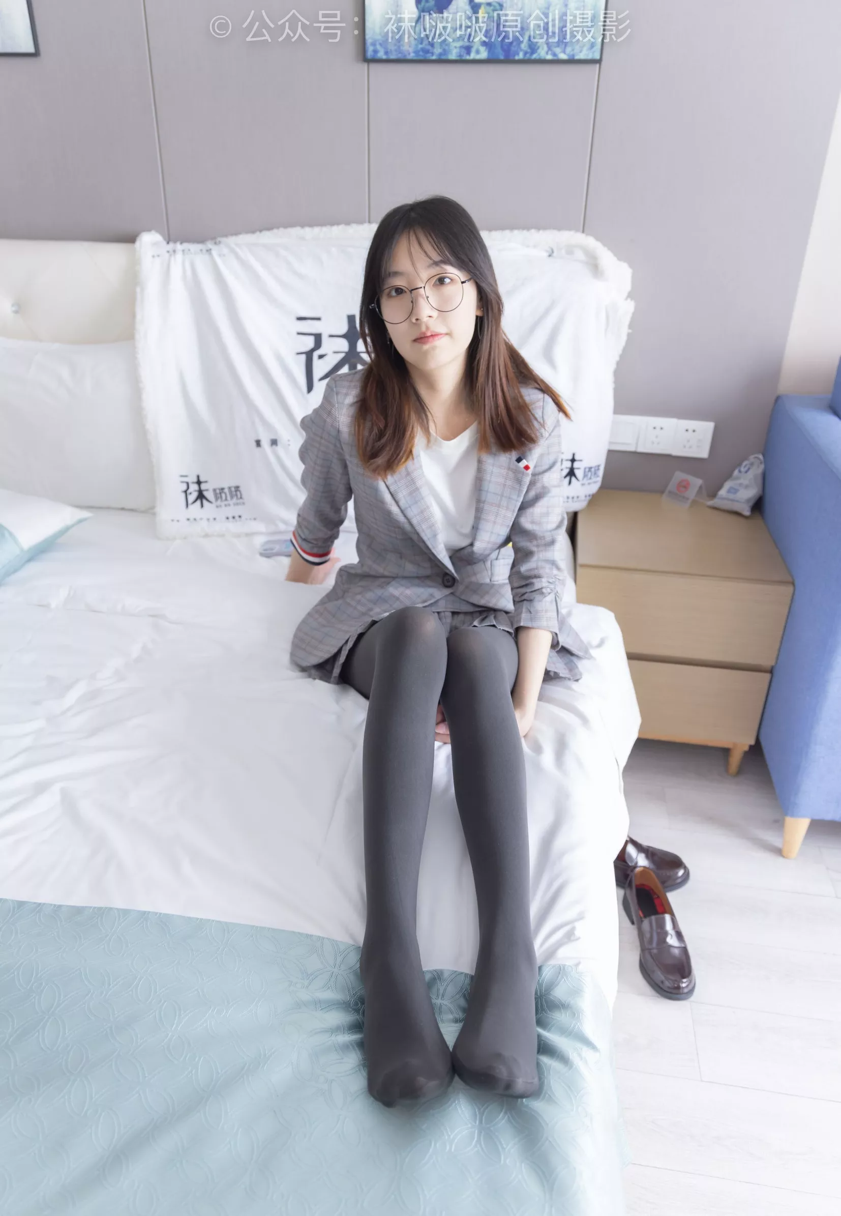 No.210 皮鞋、厚灰丝、ol装【140P】 小甜豆 BoBoSocks袜啵啵 P.18