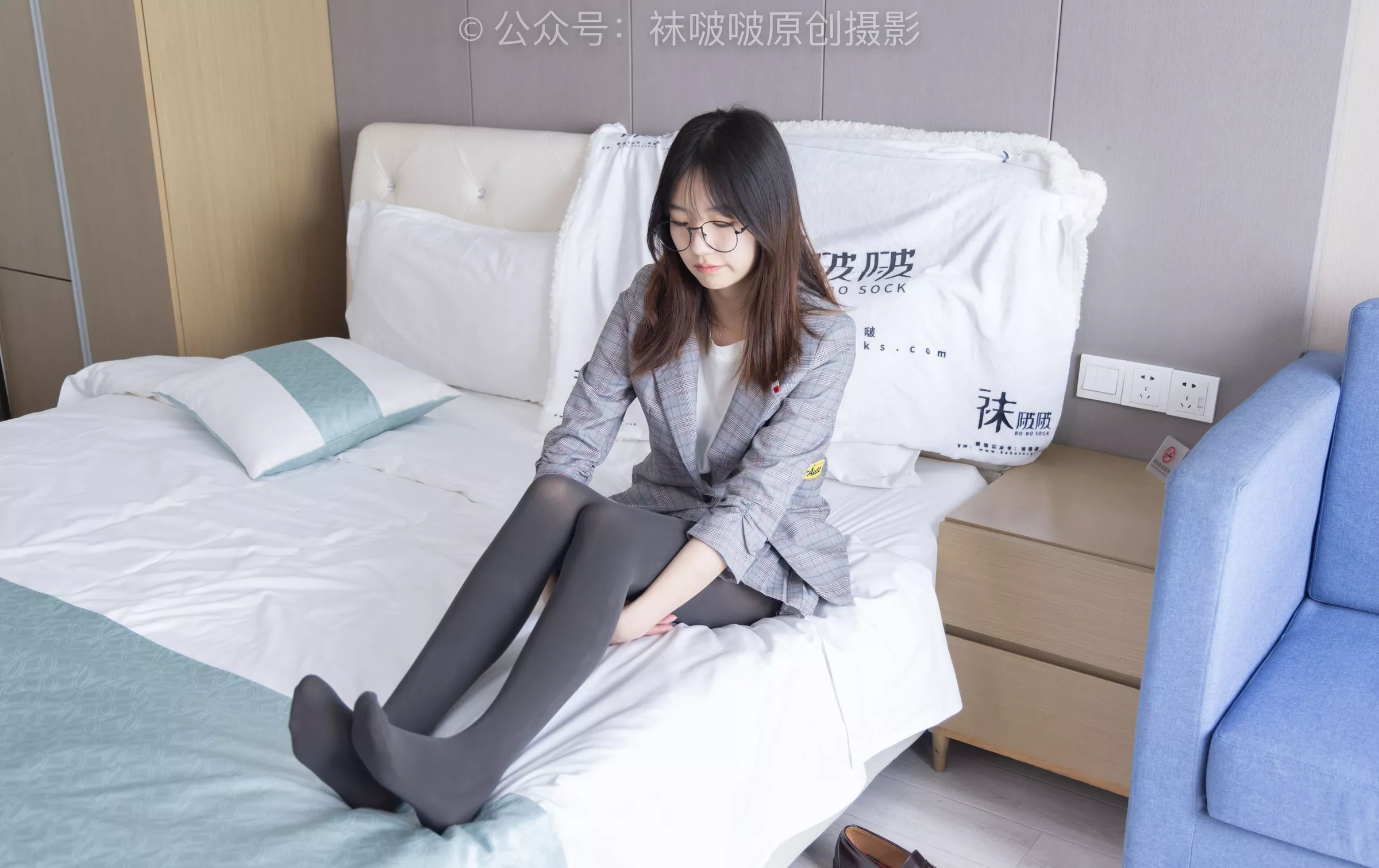 小甜豆 BoBoSocks袜啵啵 皮鞋、厚灰丝、ol装【140P】 No.210 P.17