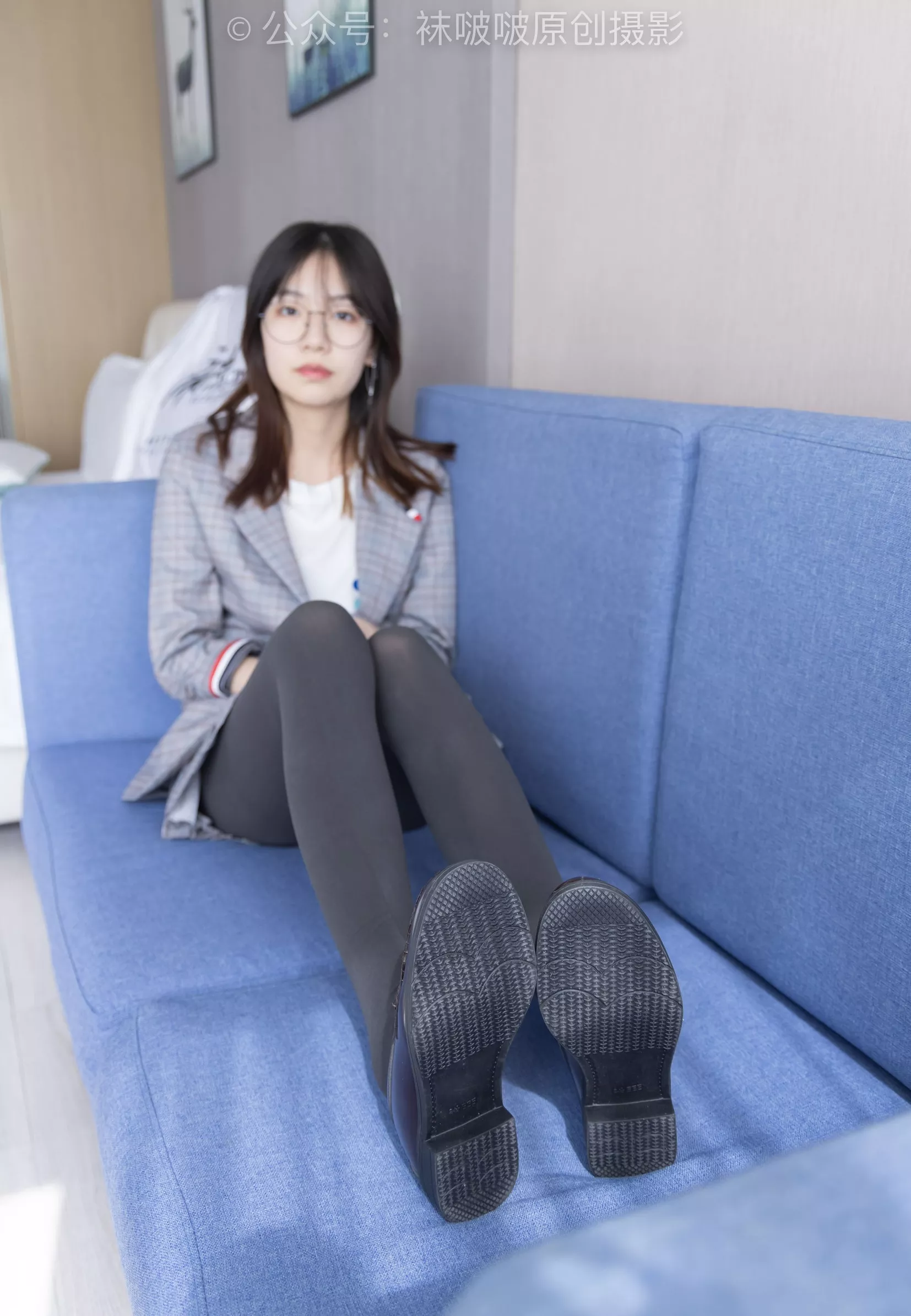 BoBoSocks袜啵啵 皮鞋、厚灰丝、ol装【140P】 No.210 小甜豆 P.12