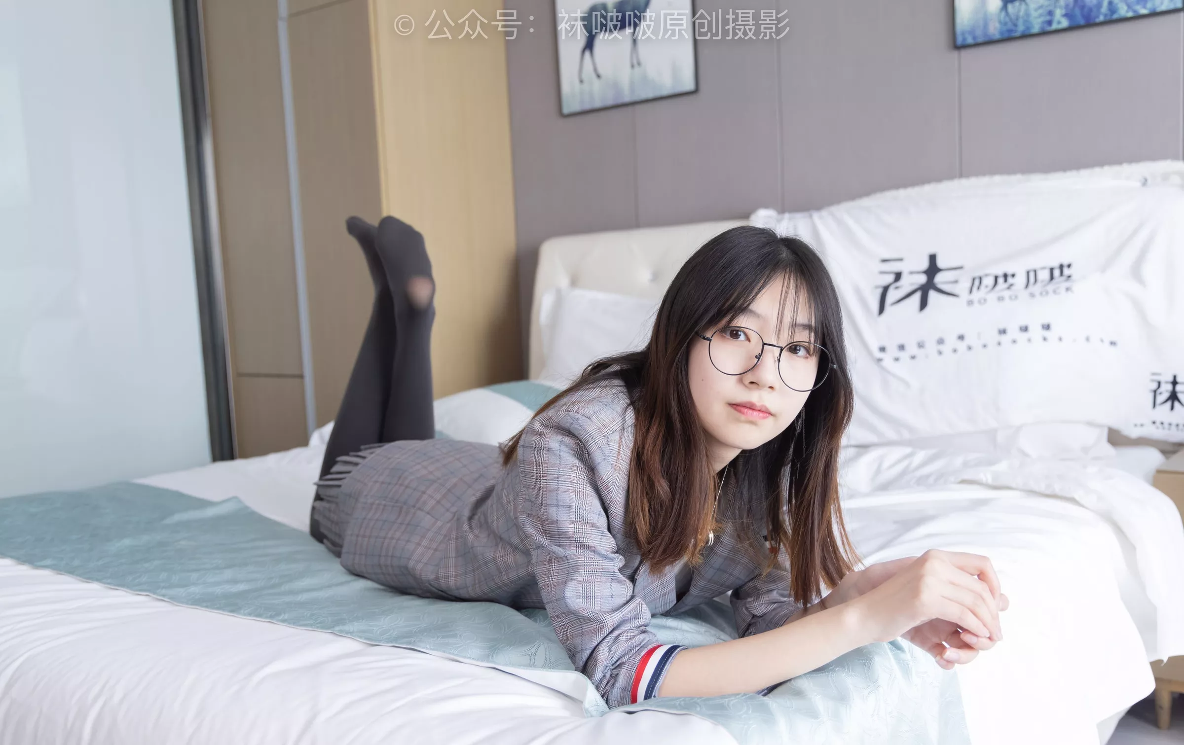 No.210 BoBoSocks袜啵啵 皮鞋、厚灰丝、ol装【140P】 小甜豆 P.22