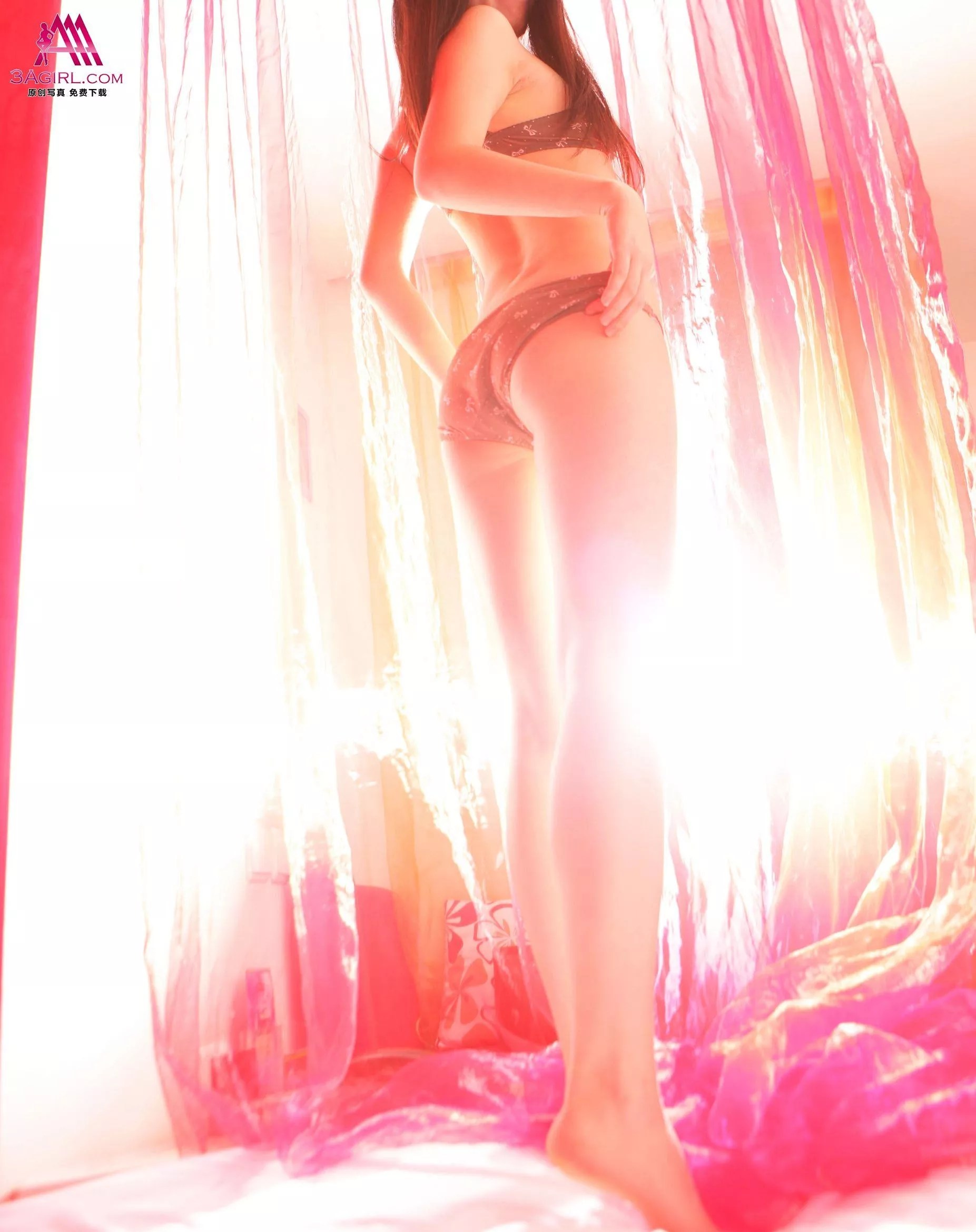 迷乱甜心：小染 丝袜美腿写真 【3AGirl】 No.192 P.1