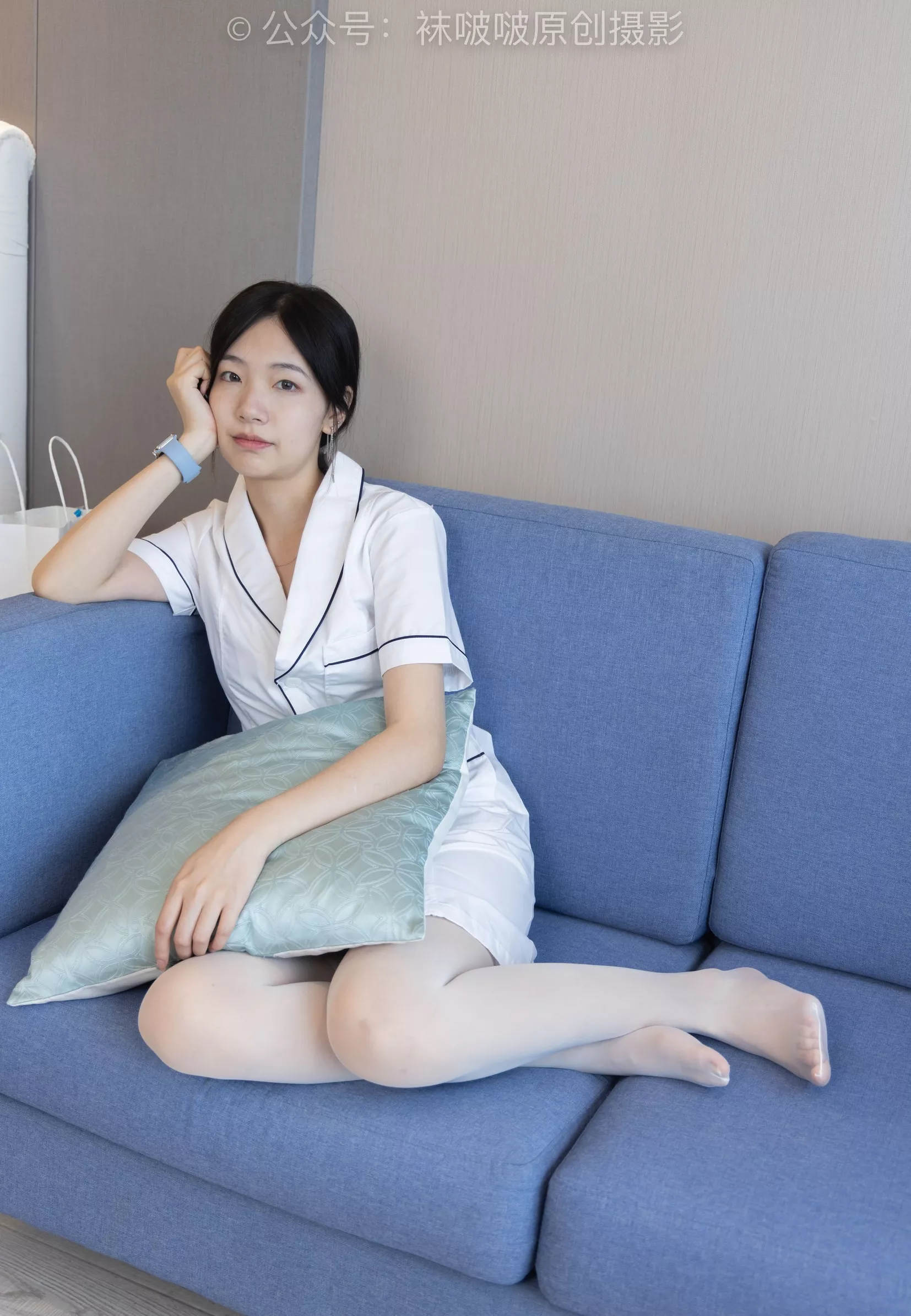 BoBoSocks袜啵啵 小甜豆 绑带凉鞋、白丝大腿袜、小护士服【142P】 No.206 P.23
