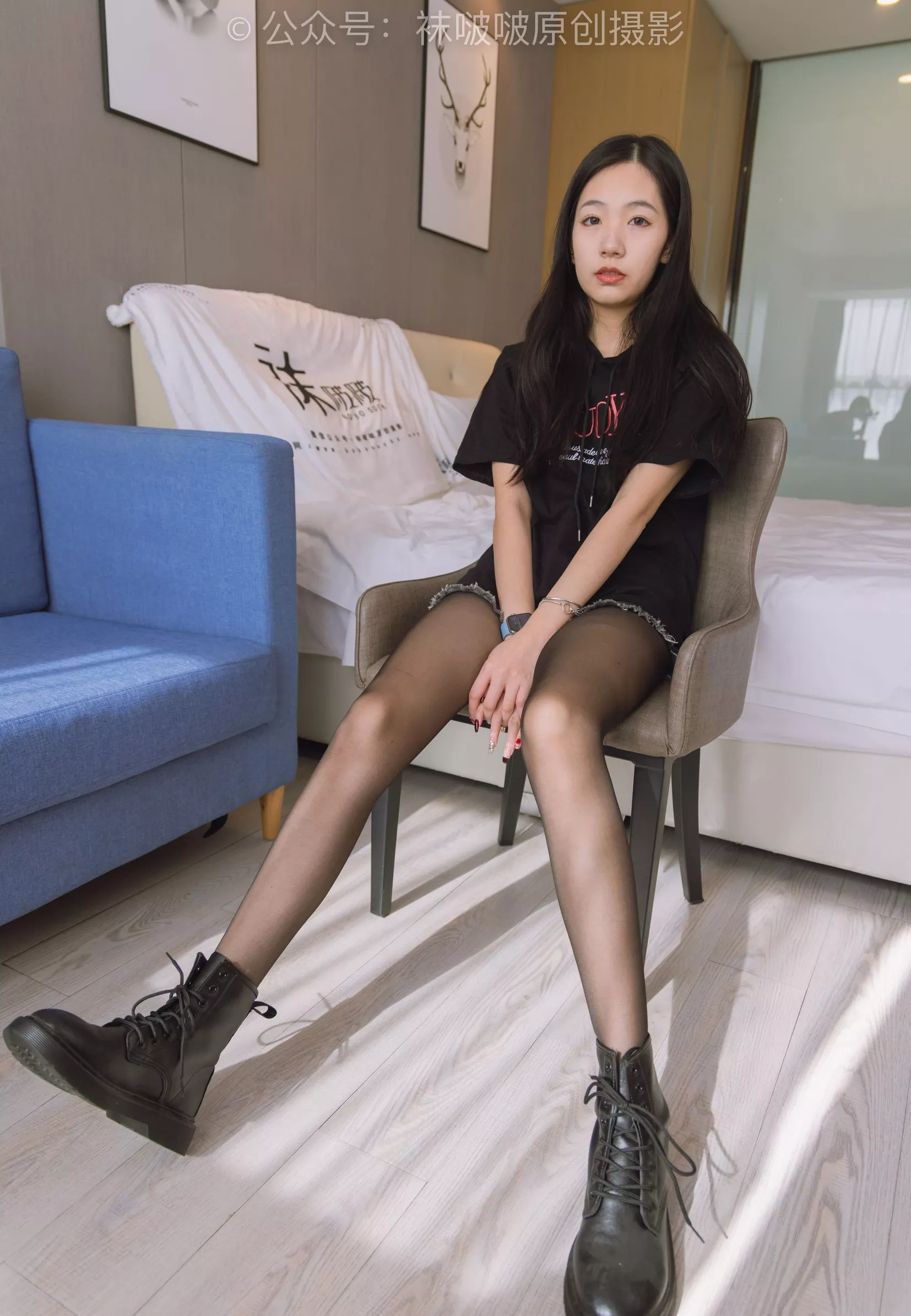 No.203 三双靴子、黑丝、网袜【144P】 BoBoSocks袜啵啵 P.12