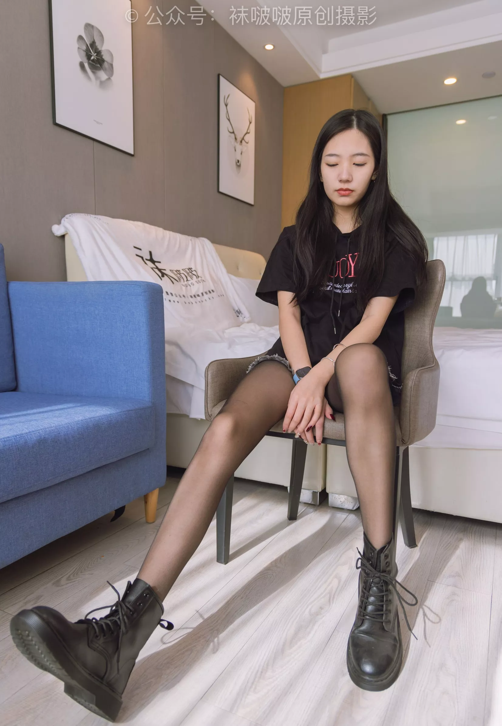 No.203 三双靴子、黑丝、网袜【144P】 BoBoSocks袜啵啵 P.12