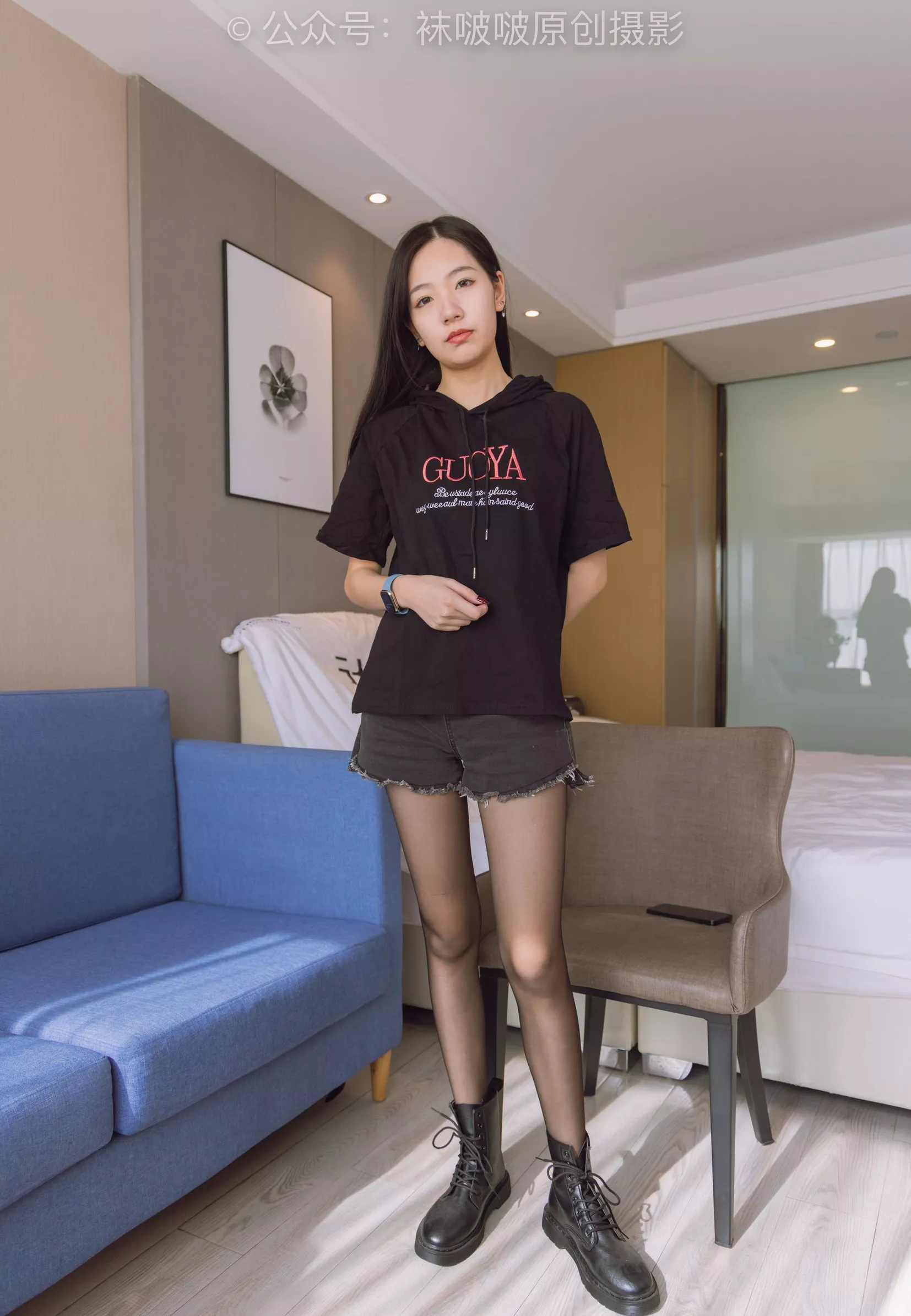 No.203 三双靴子、黑丝、网袜【144P】 BoBoSocks袜啵啵 P.12