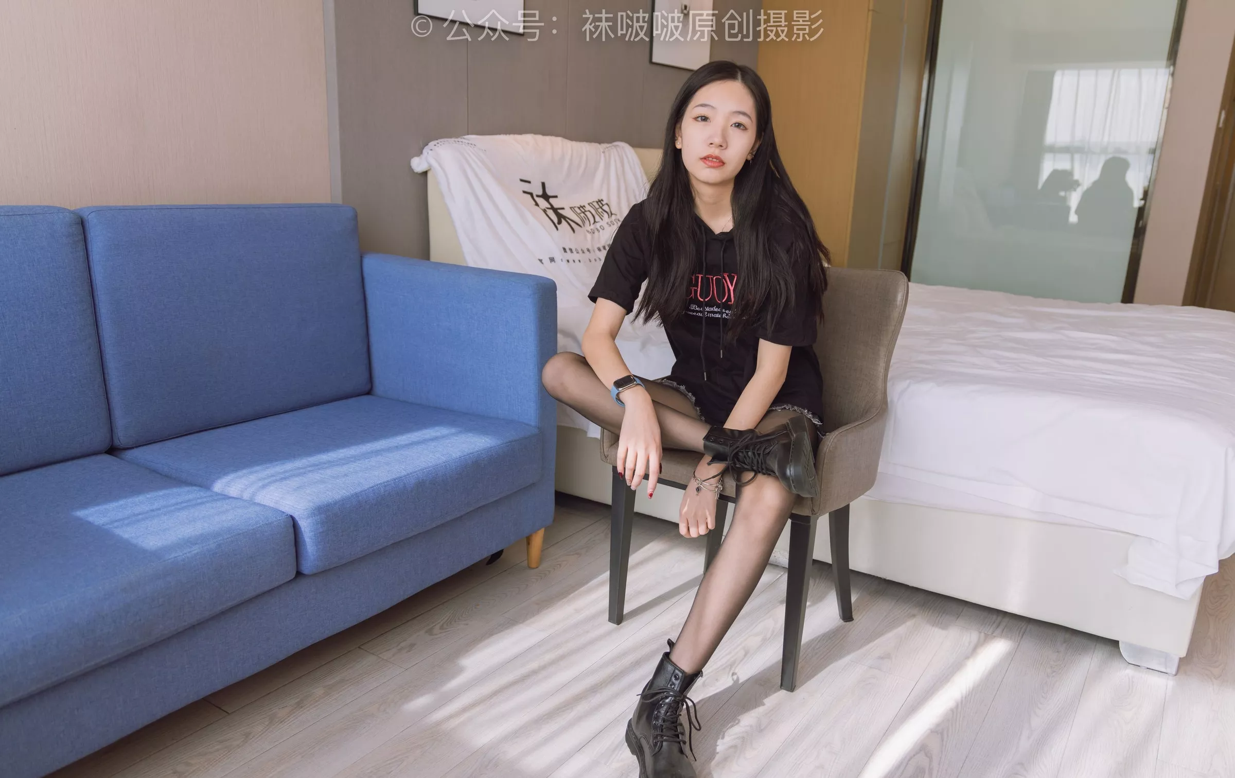 BoBoSocks袜啵啵 三双靴子、黑丝、网袜【144P】 No.203 P.19