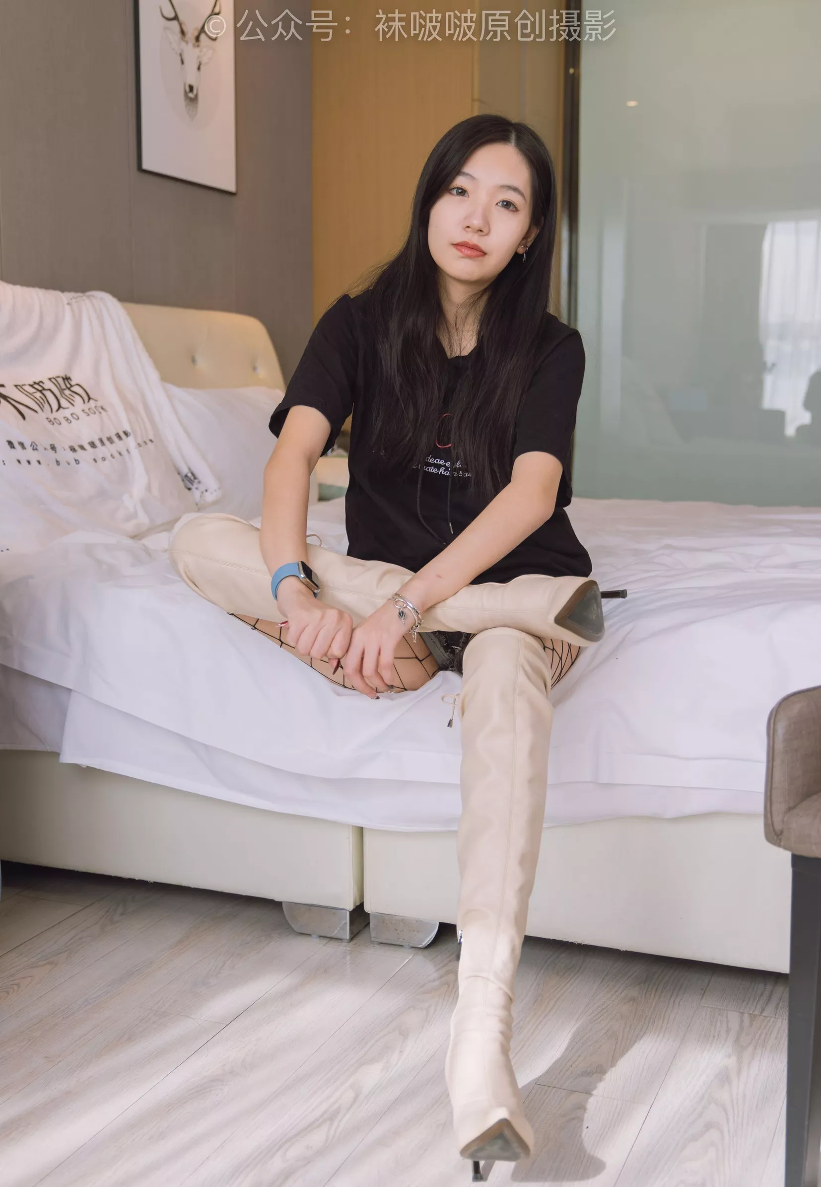 三双靴子、黑丝、网袜【144P】 No.203 BoBoSocks袜啵啵 P.27