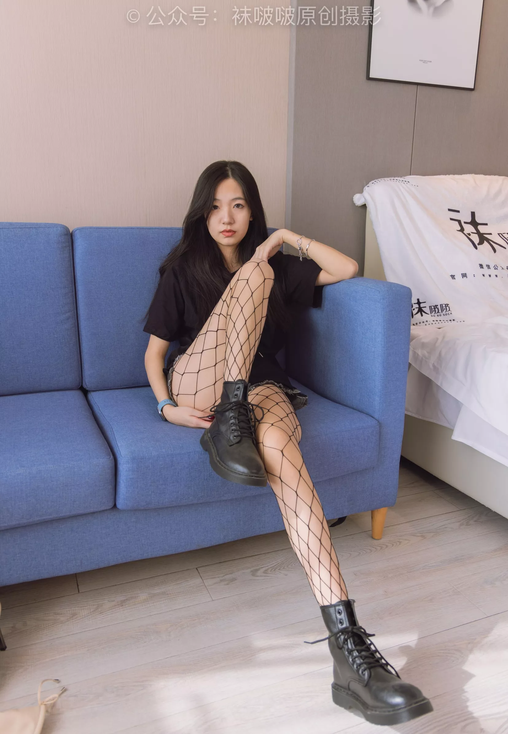 No.203 BoBoSocks袜啵啵 三双靴子、黑丝、网袜【144P】 P.29