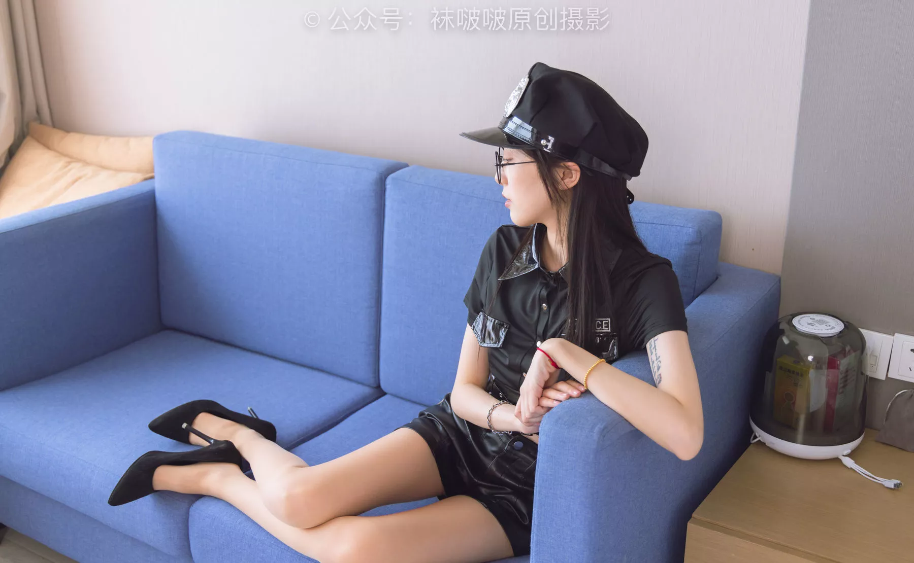 稚予 No.198 皮鞋、黑色小腿袜、高跟鞋、肉丝【138P】 BoBoSocks袜啵啵 P.2