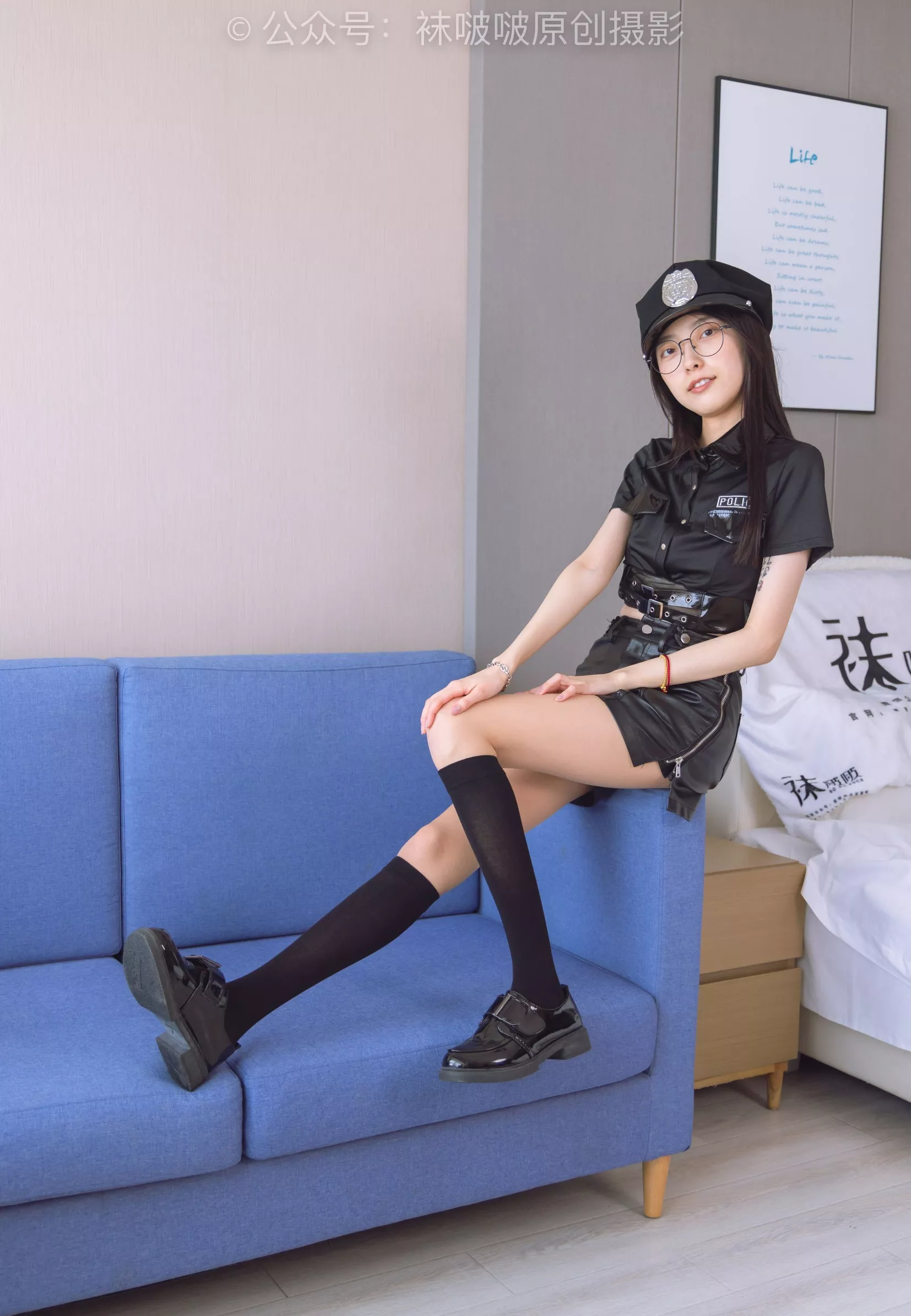 No.198 BoBoSocks袜啵啵 皮鞋、黑色小腿袜、高跟鞋、肉丝【138P】 稚予 P.15