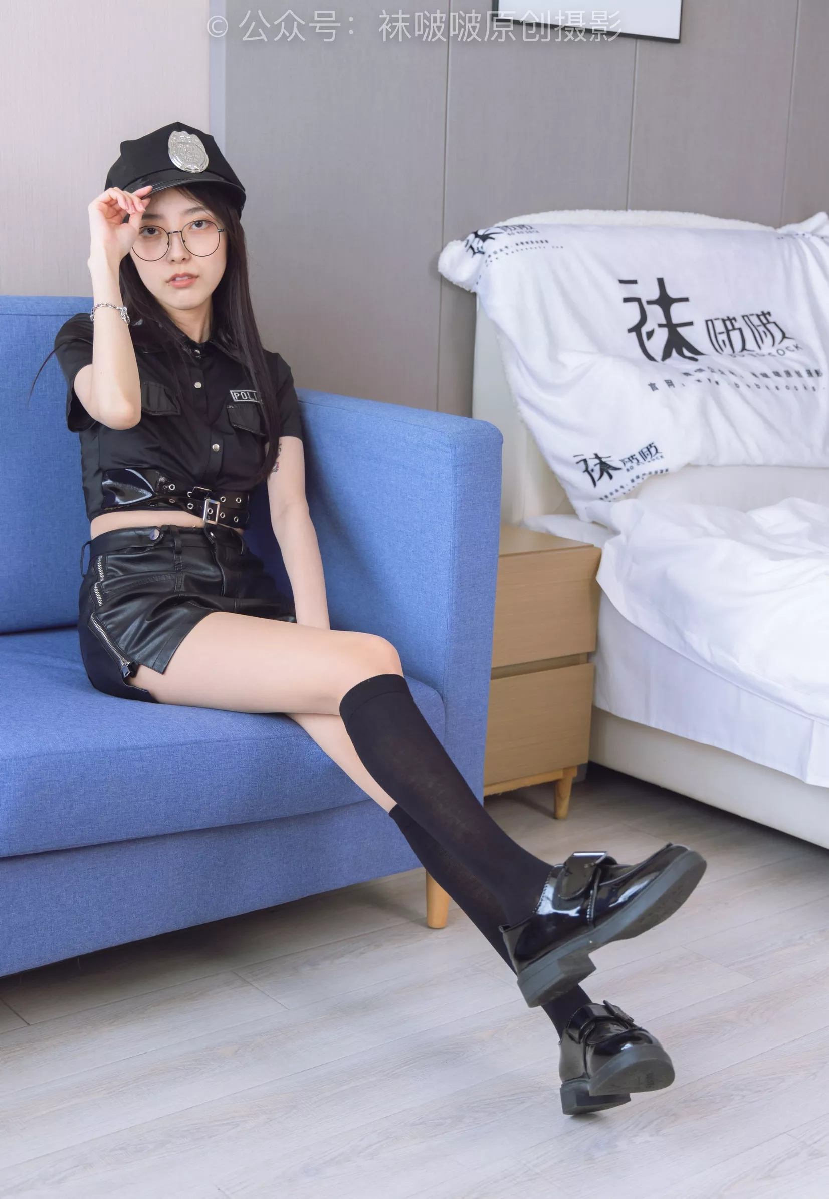No.198 皮鞋、黑色小腿袜、高跟鞋、肉丝【138P】 稚予 BoBoSocks袜啵啵 P.11