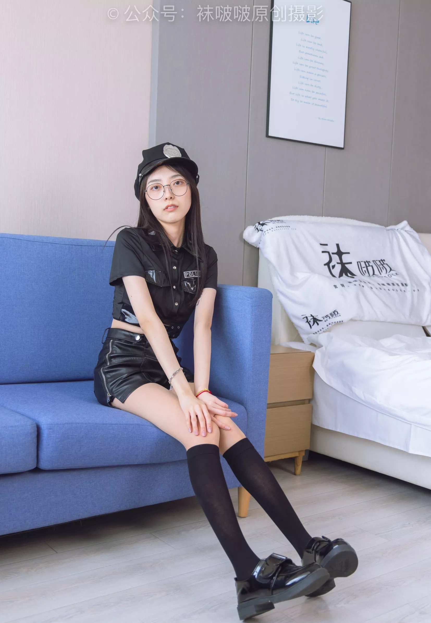 稚予 BoBoSocks袜啵啵 皮鞋、黑色小腿袜、高跟鞋、肉丝【138P】 No.198 P.5