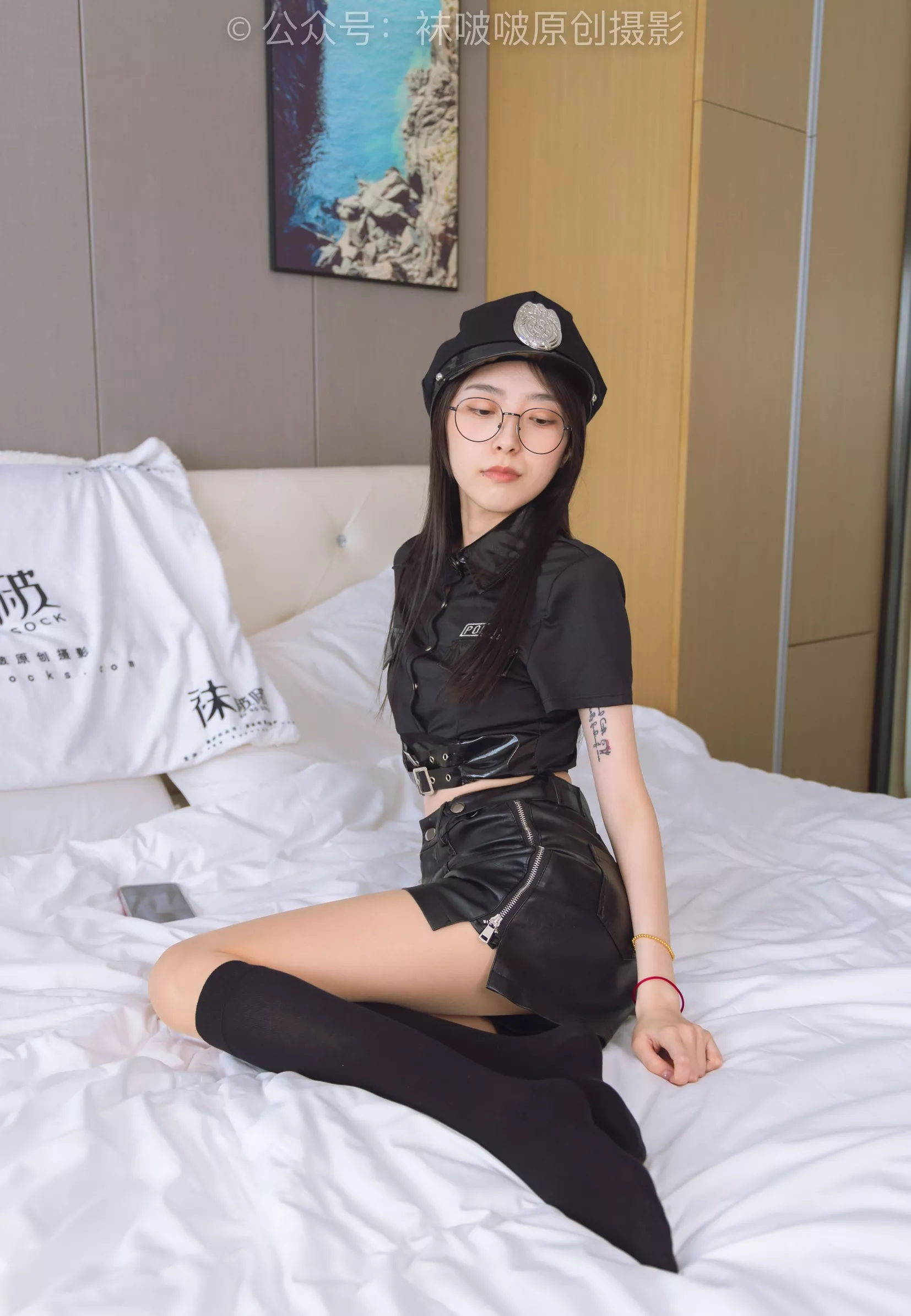BoBoSocks袜啵啵 皮鞋、黑色小腿袜、高跟鞋、肉丝【138P】 稚予 No.198 P.17
