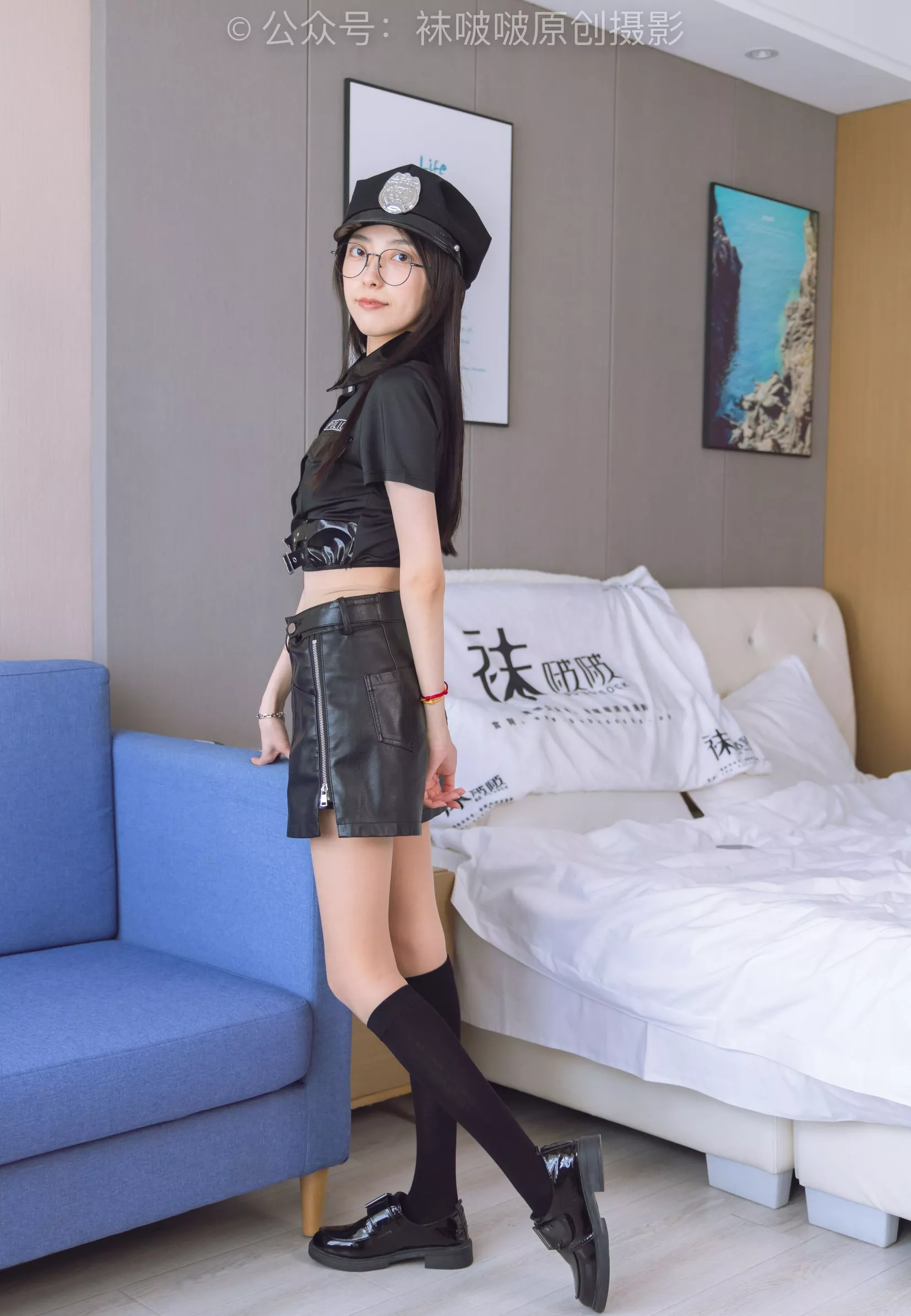 稚予 皮鞋、黑色小腿袜、高跟鞋、肉丝【138P】 No.198 BoBoSocks袜啵啵 P.18