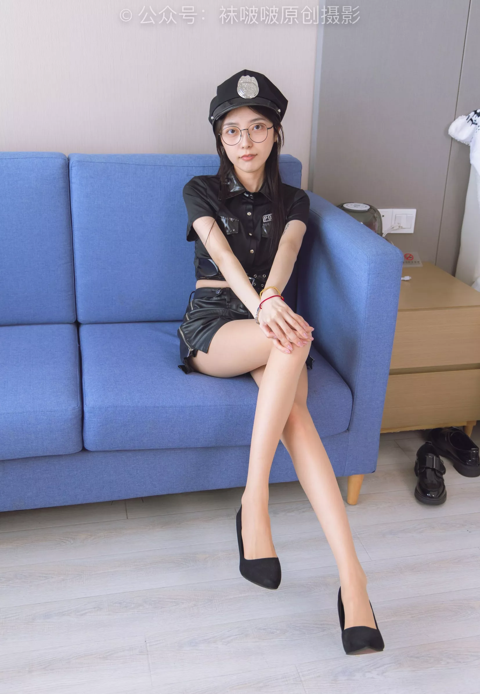 No.198 稚予 BoBoSocks袜啵啵 皮鞋、黑色小腿袜、高跟鞋、肉丝【138P】 P.27