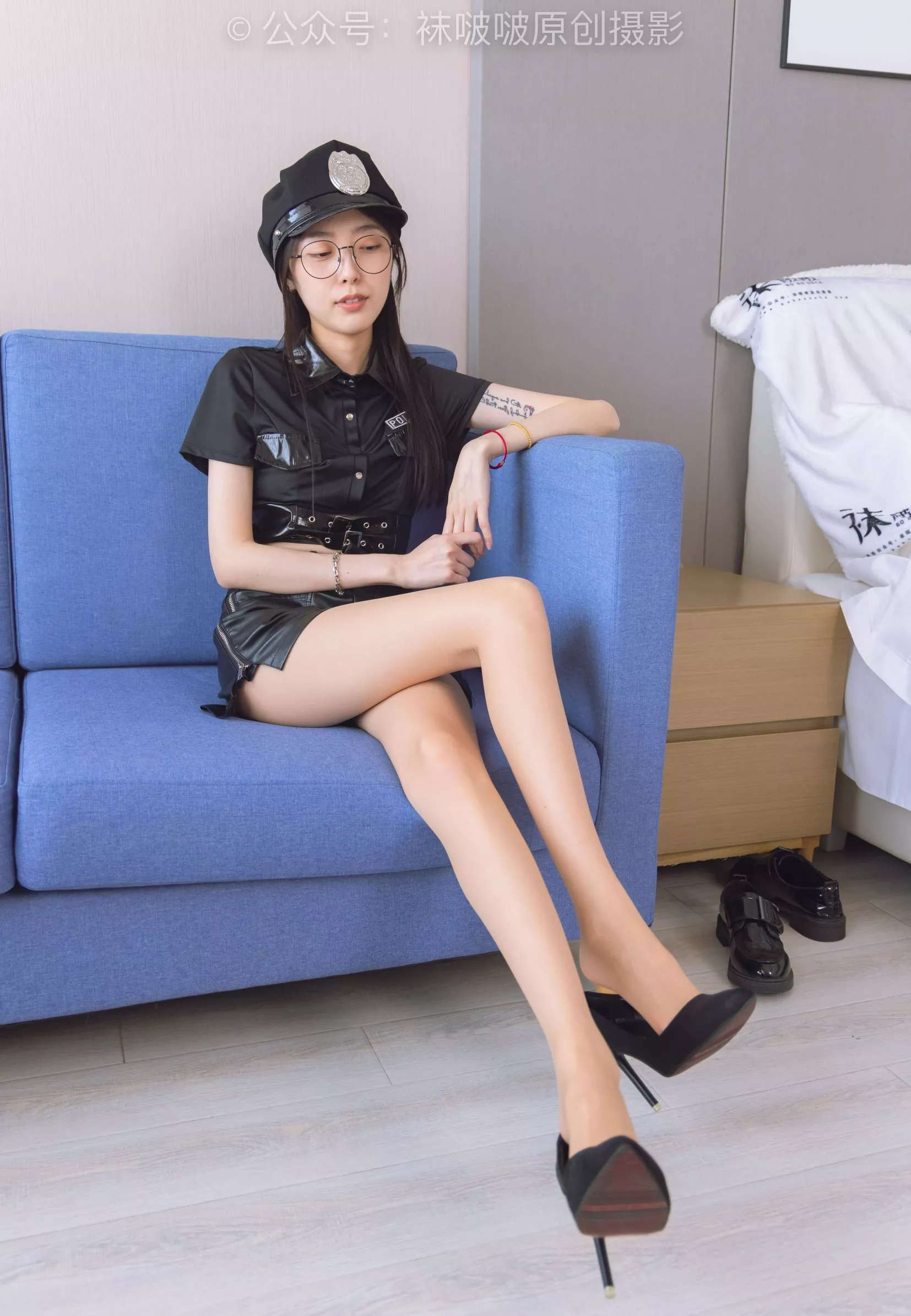 BoBoSocks袜啵啵 皮鞋、黑色小腿袜、高跟鞋、肉丝【138P】 No.198 稚予 P.28