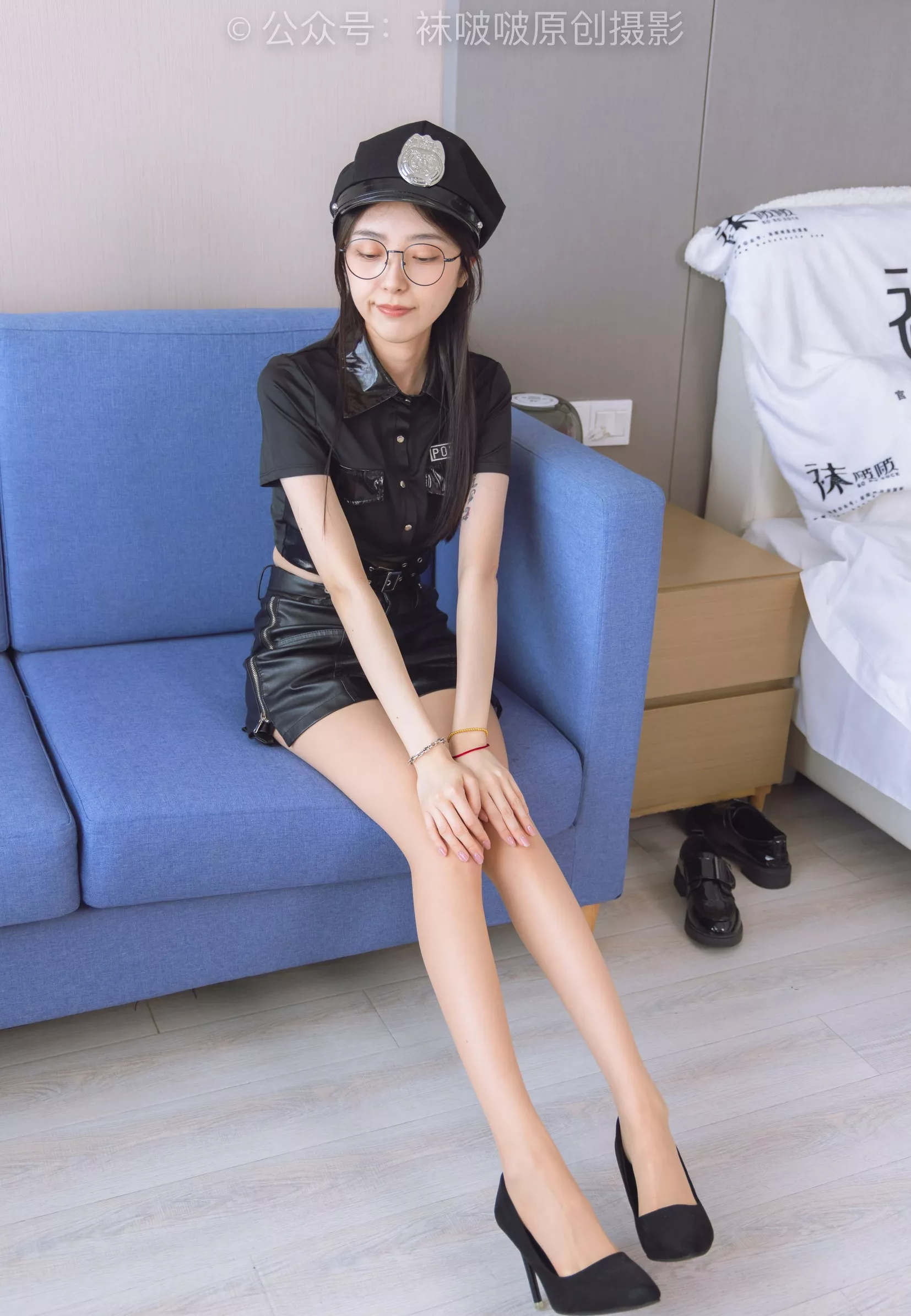 No.198 稚予 BoBoSocks袜啵啵 皮鞋、黑色小腿袜、高跟鞋、肉丝【138P】 P.27