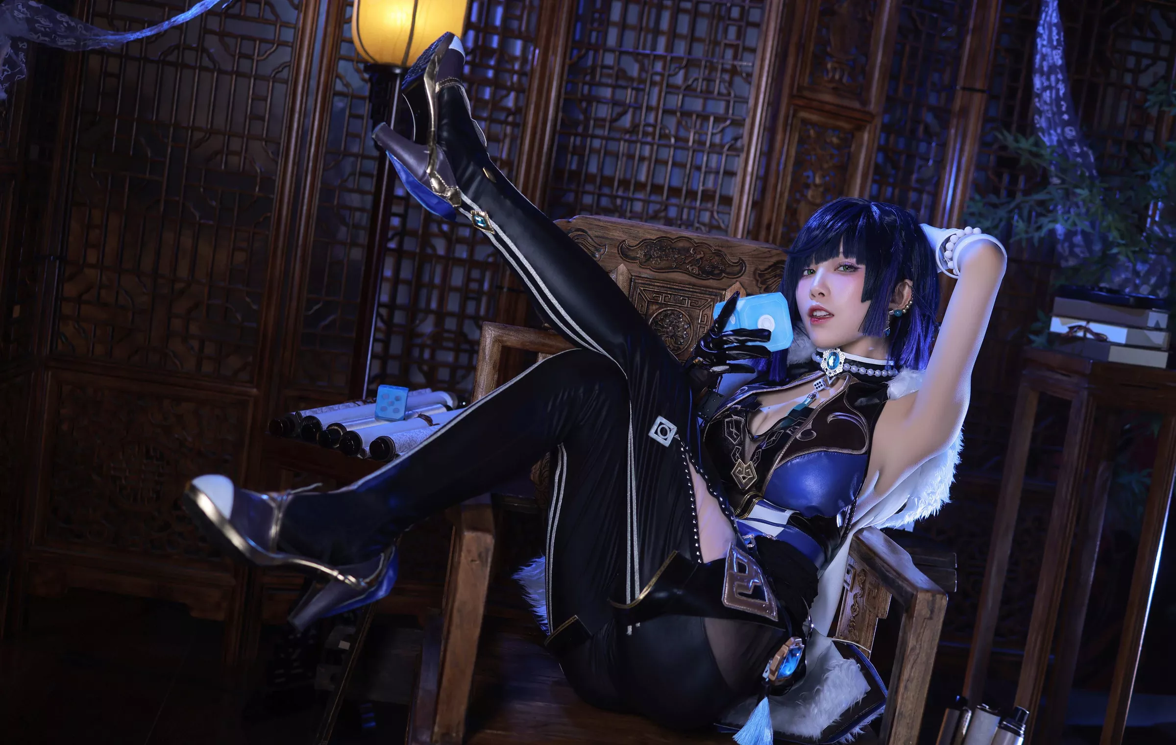水淼Aqua 4K 夜兰 No.123 Coser 98P