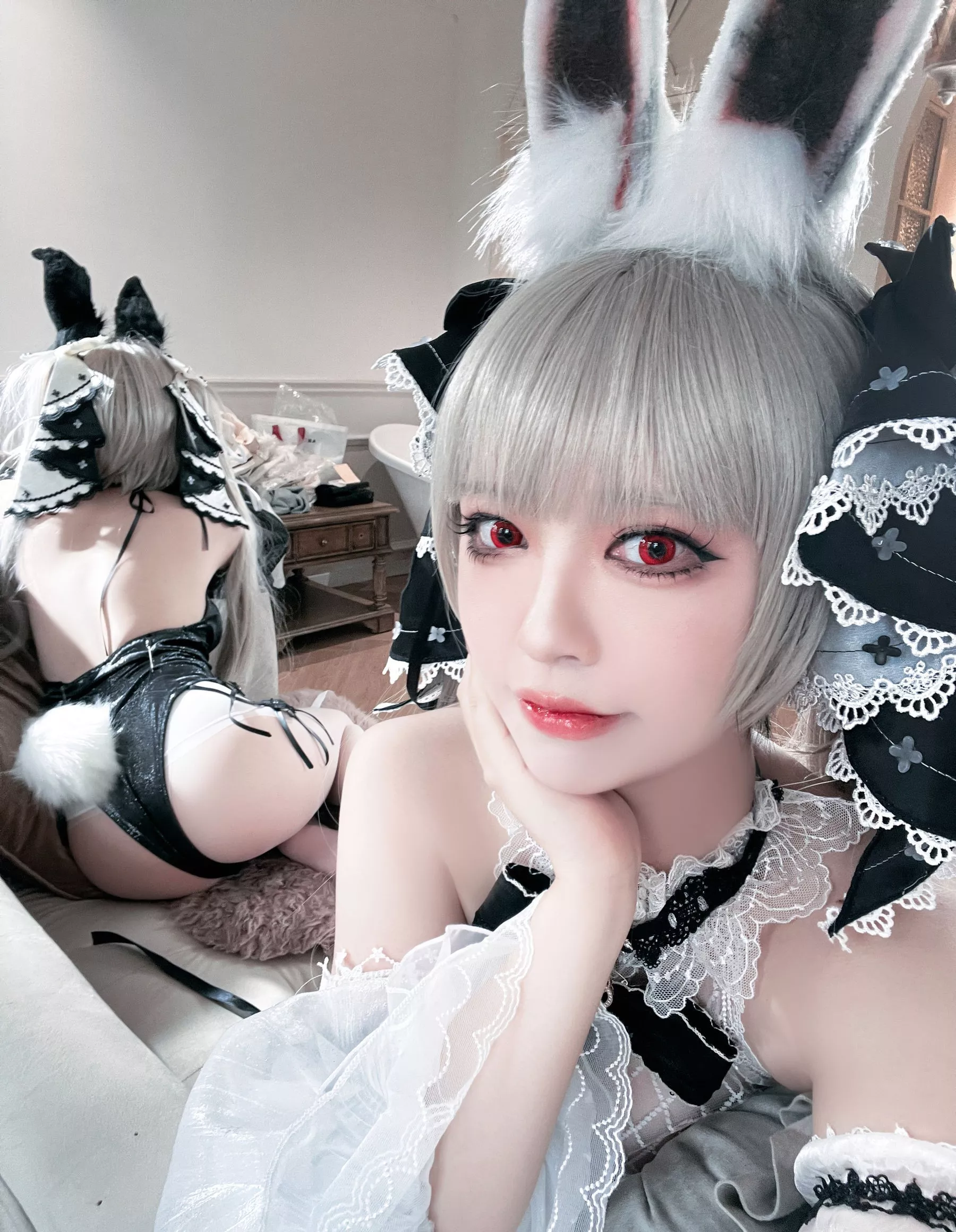 可爱人气Coser 碧蓝航线 面饼仙儿&半半子 可畏兔兔【57P】 P.3