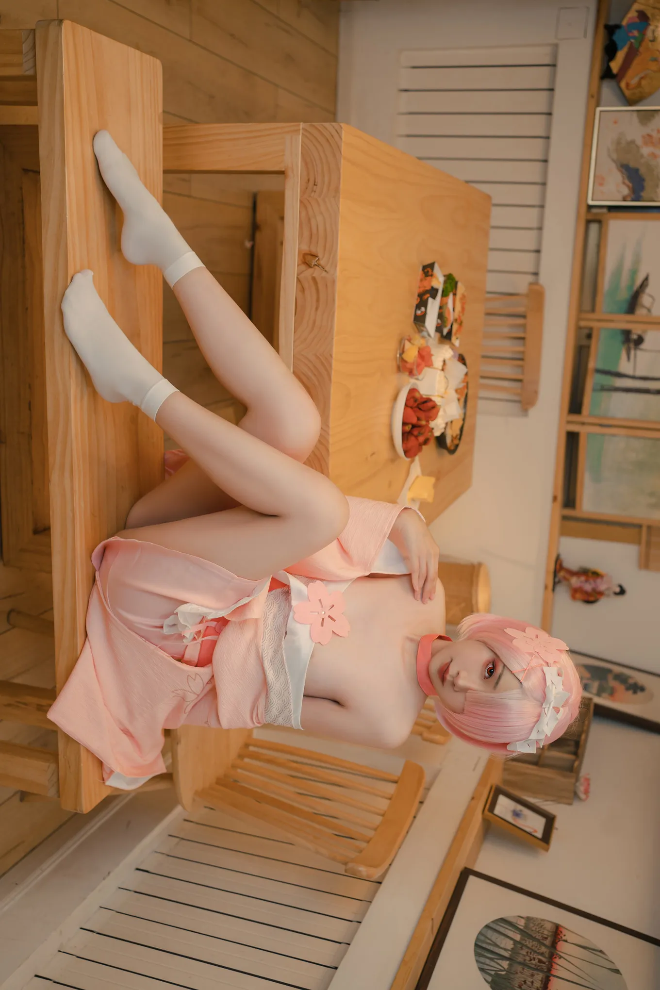 写真集 Nekokoyoshi 爆机少女喵小吉, 日本写真 金鱼kinngyo, 从零开始的女体盛宴 P.10
