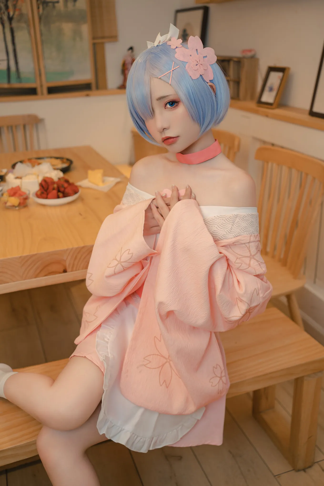 日本写真 爆机少女喵小吉, 写真集 从零开始的女体盛宴 Nekokoyoshi 金鱼kinngyo, P.7