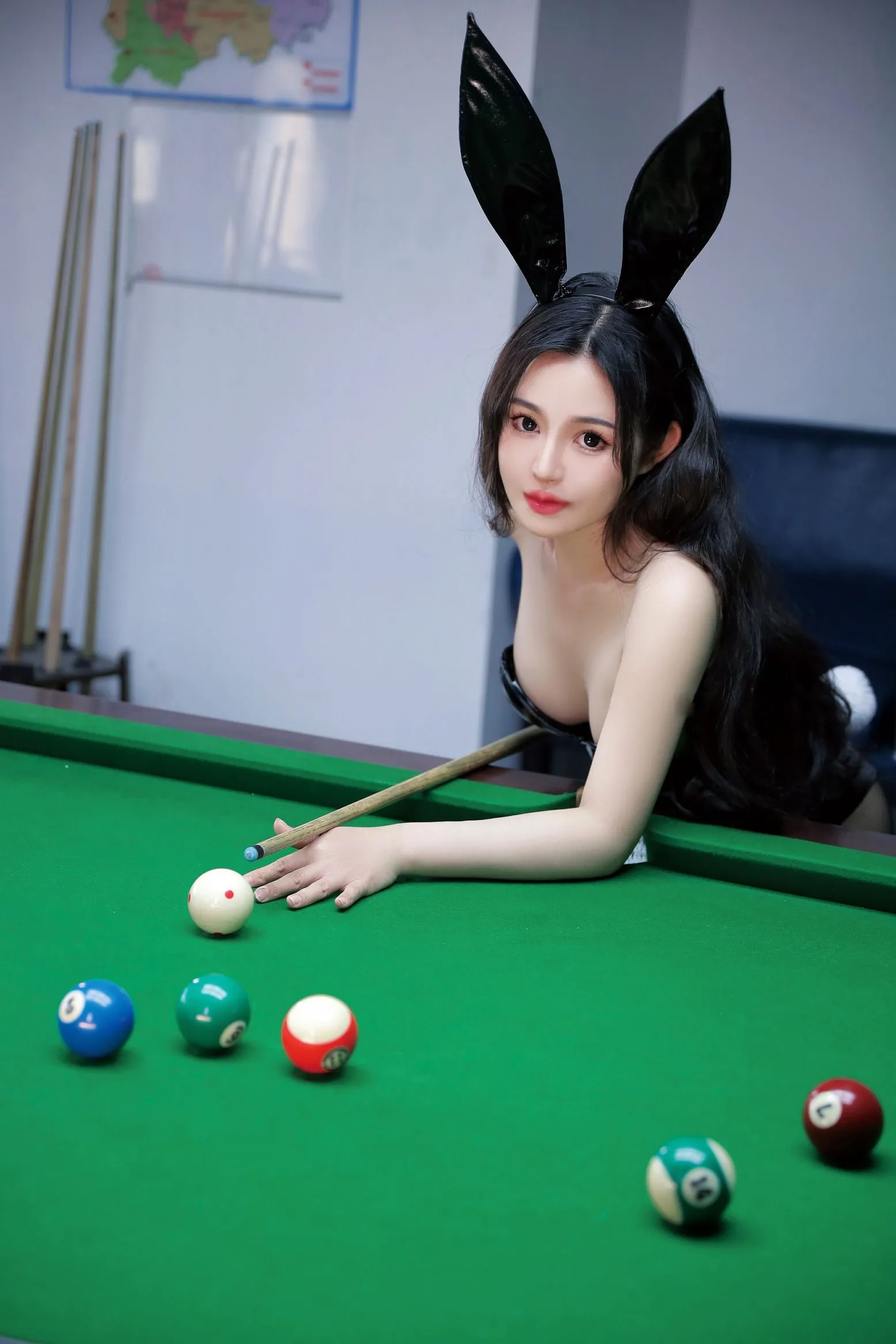 台球女郎 桃暖酱 4月 P.5