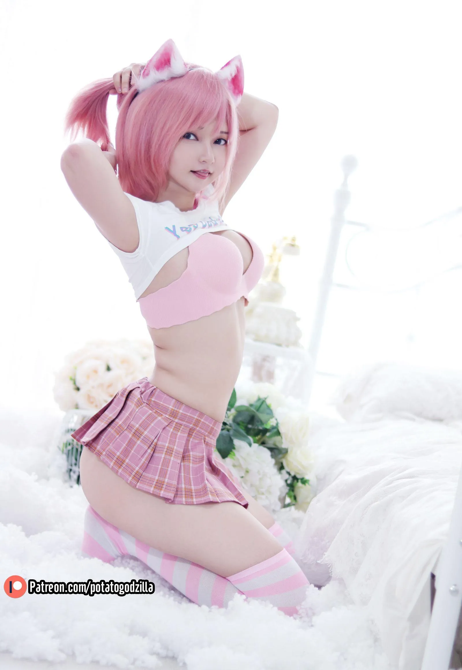 Godzilla】 Casual Pink No.20 【Potato P.3