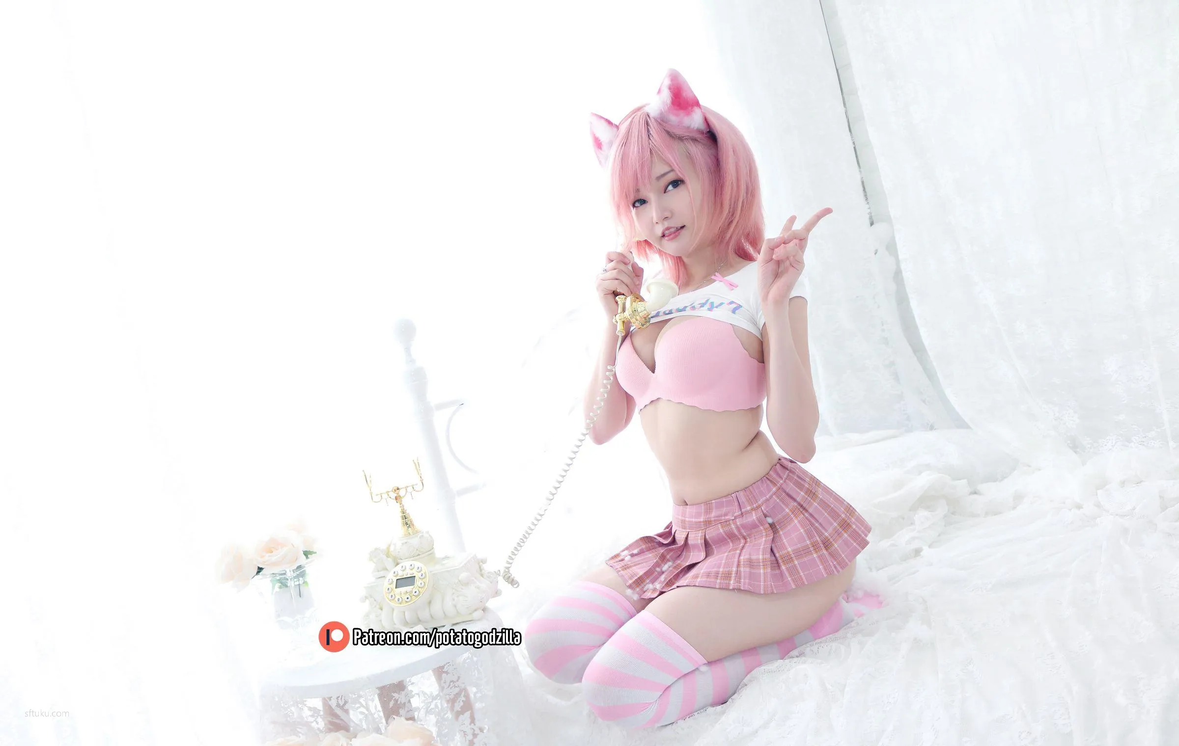 Godzilla】 Casual No.20 【Potato Pink P.5