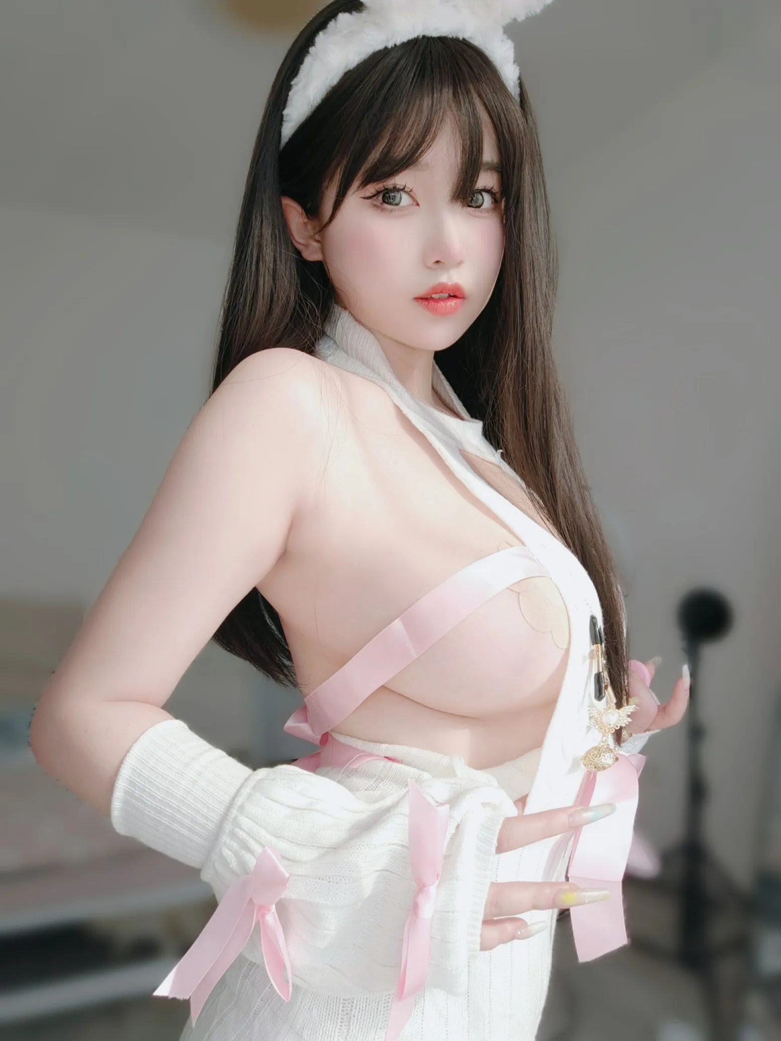 白丝兔女郎 女主K P.9