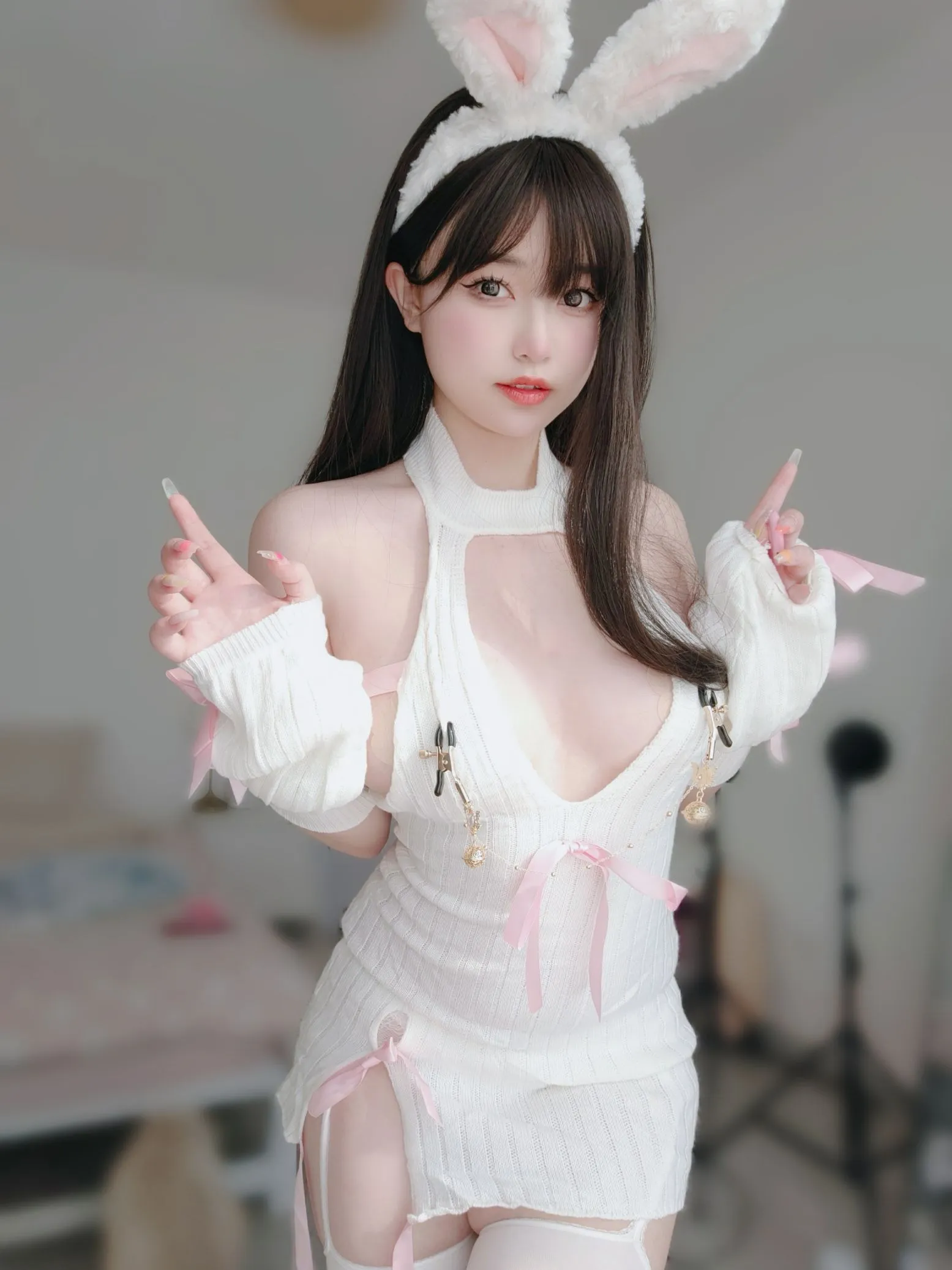 白丝兔女郎 女主K P.7
