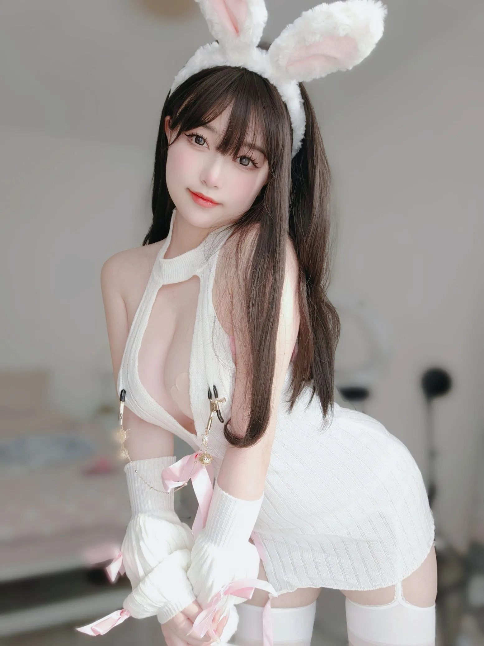 女主K 白丝兔女郎 P.11