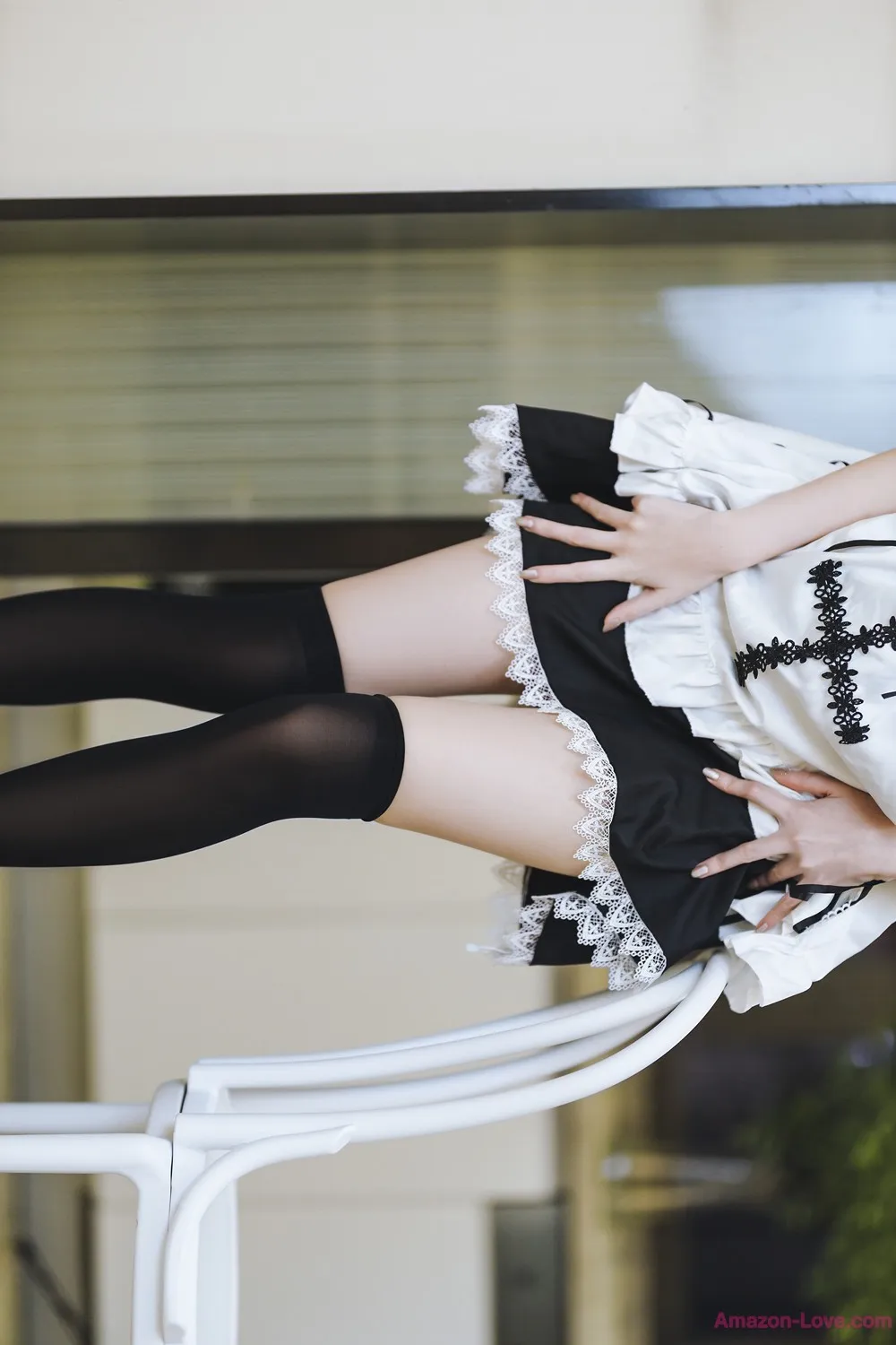 许岚LAN 短裙女仆 Cosplay P.3