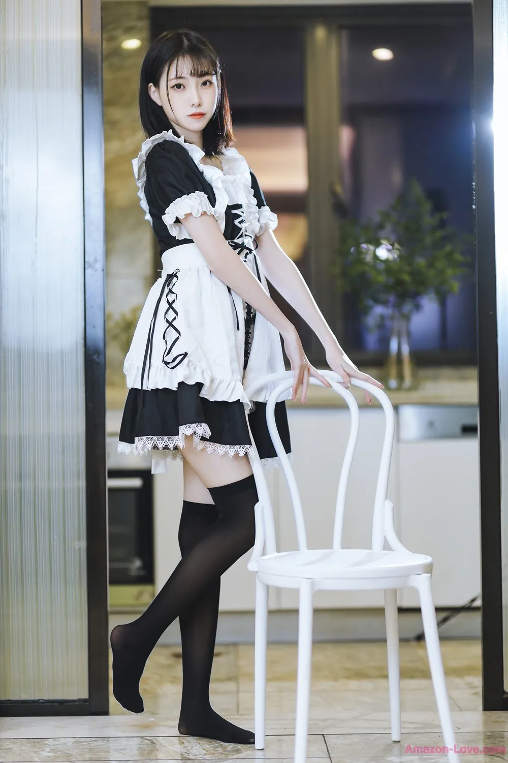 许岚LAN 短裙女仆 Cosplay P.2