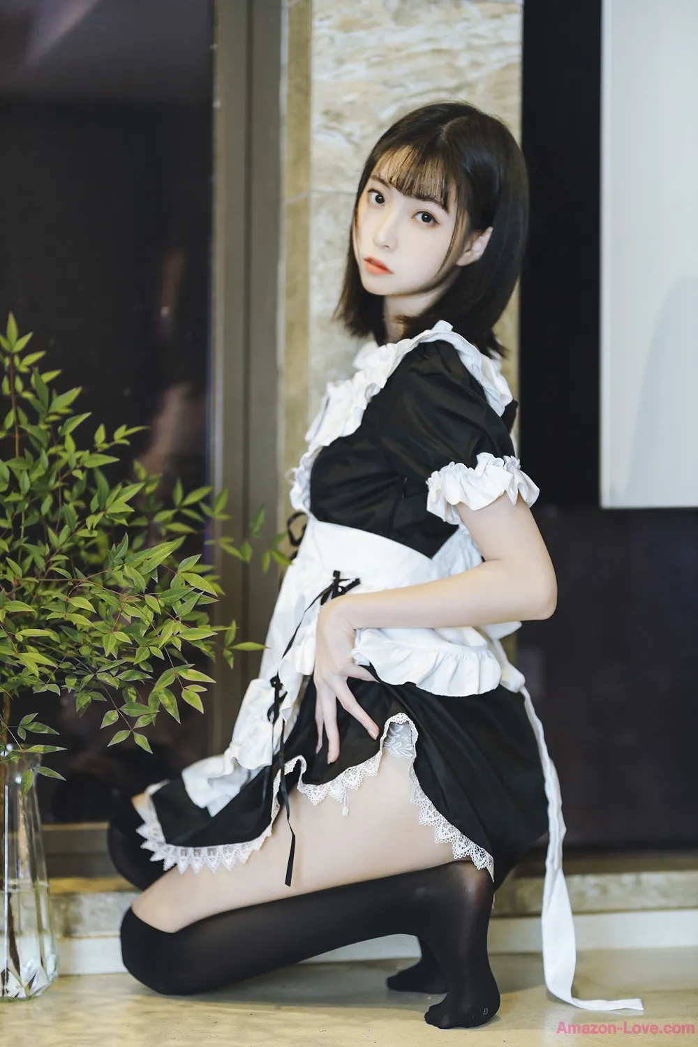许岚LAN 短裙女仆 Cosplay P.2