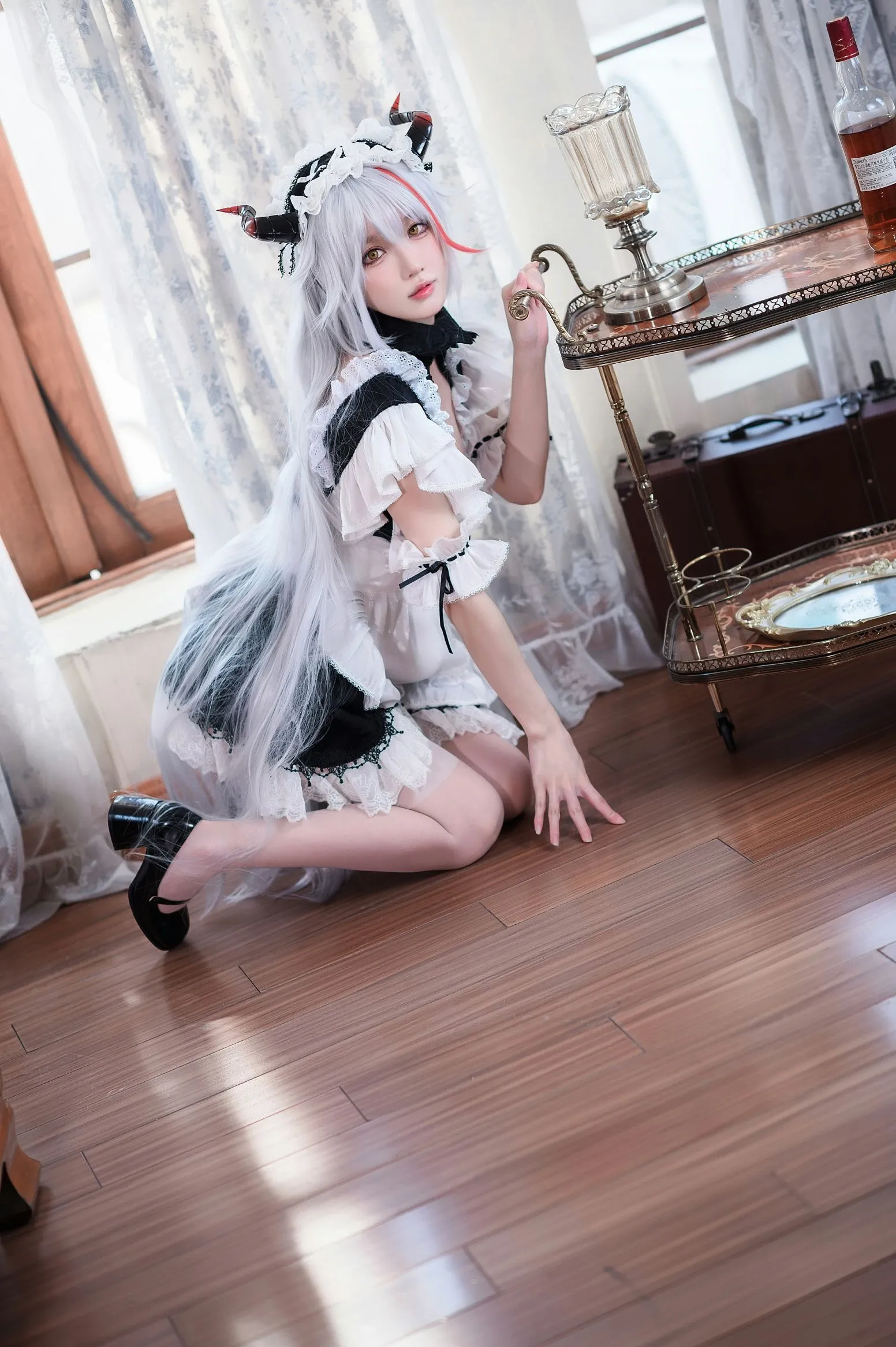 cosplayer写真 阿包也是兔娘 埃吉尔女仆 P.1