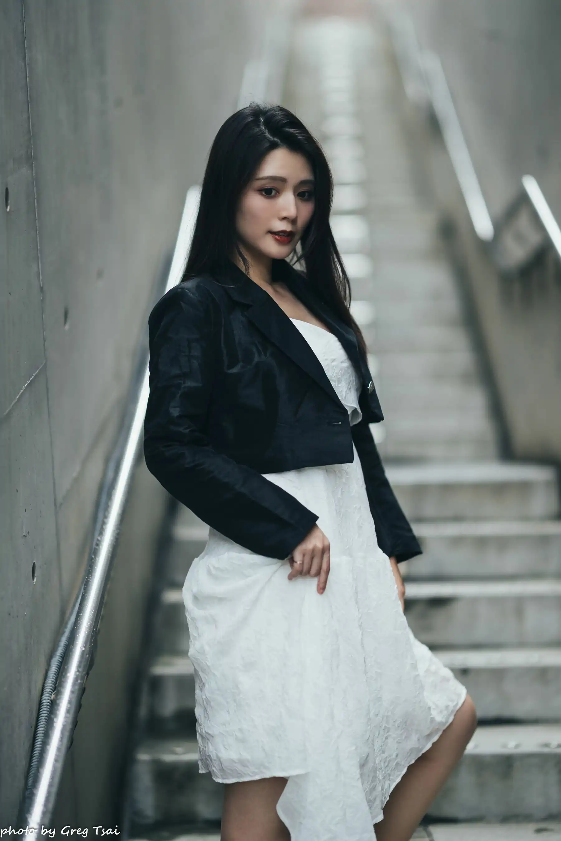 筱筱 天台连衣裙(65P) P.1