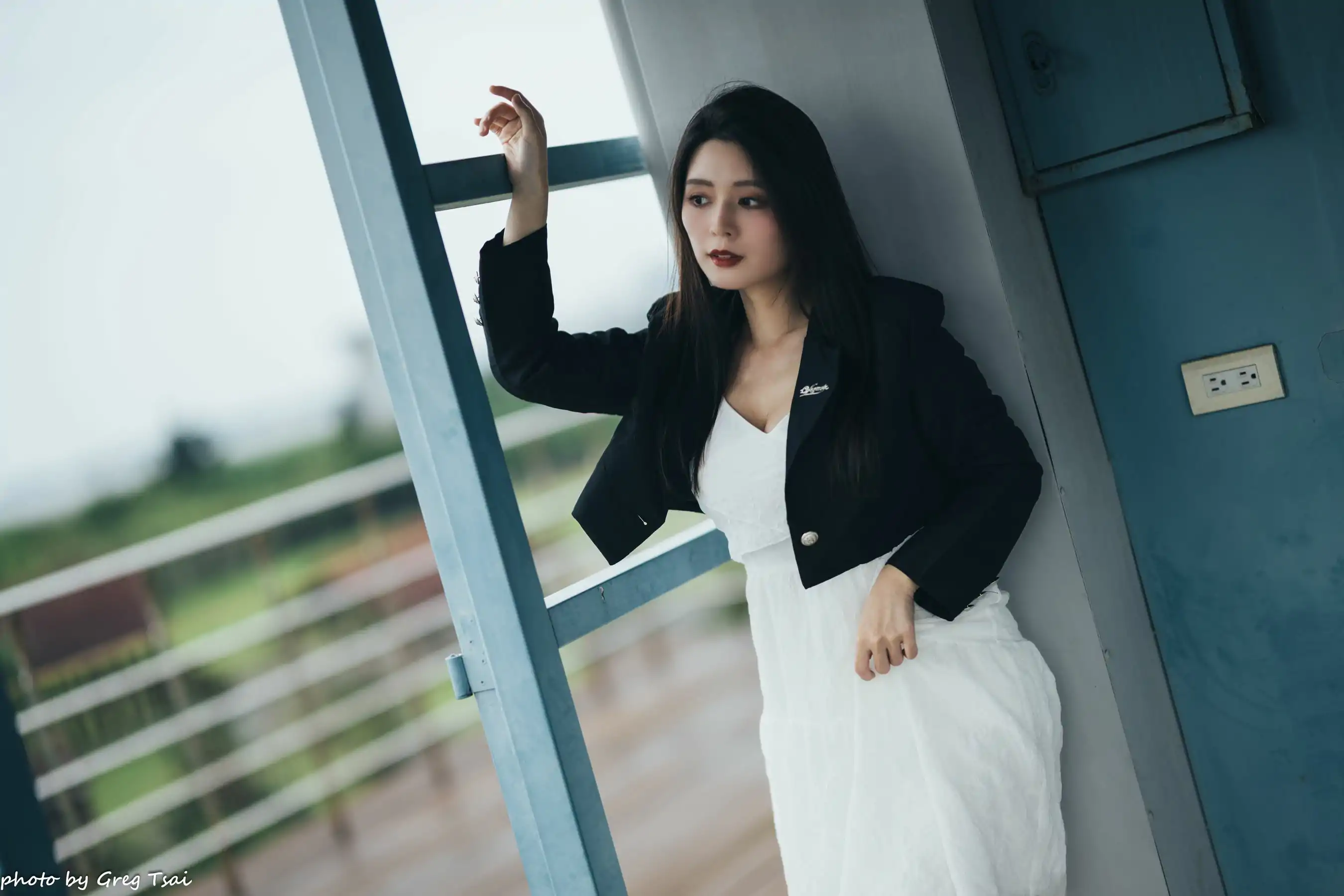 筱筱 天台连衣裙(65P) P.1