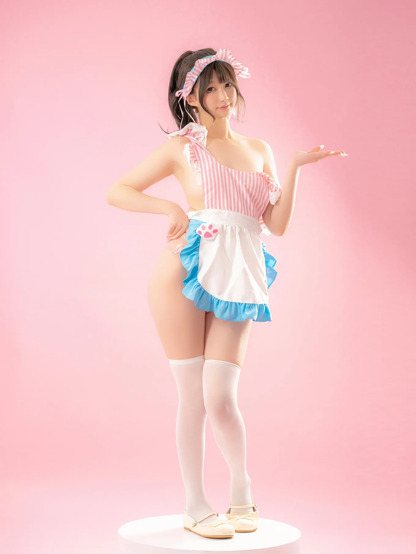吃茶 全集修正 Cosplay Nagisa魔物喵 P.7