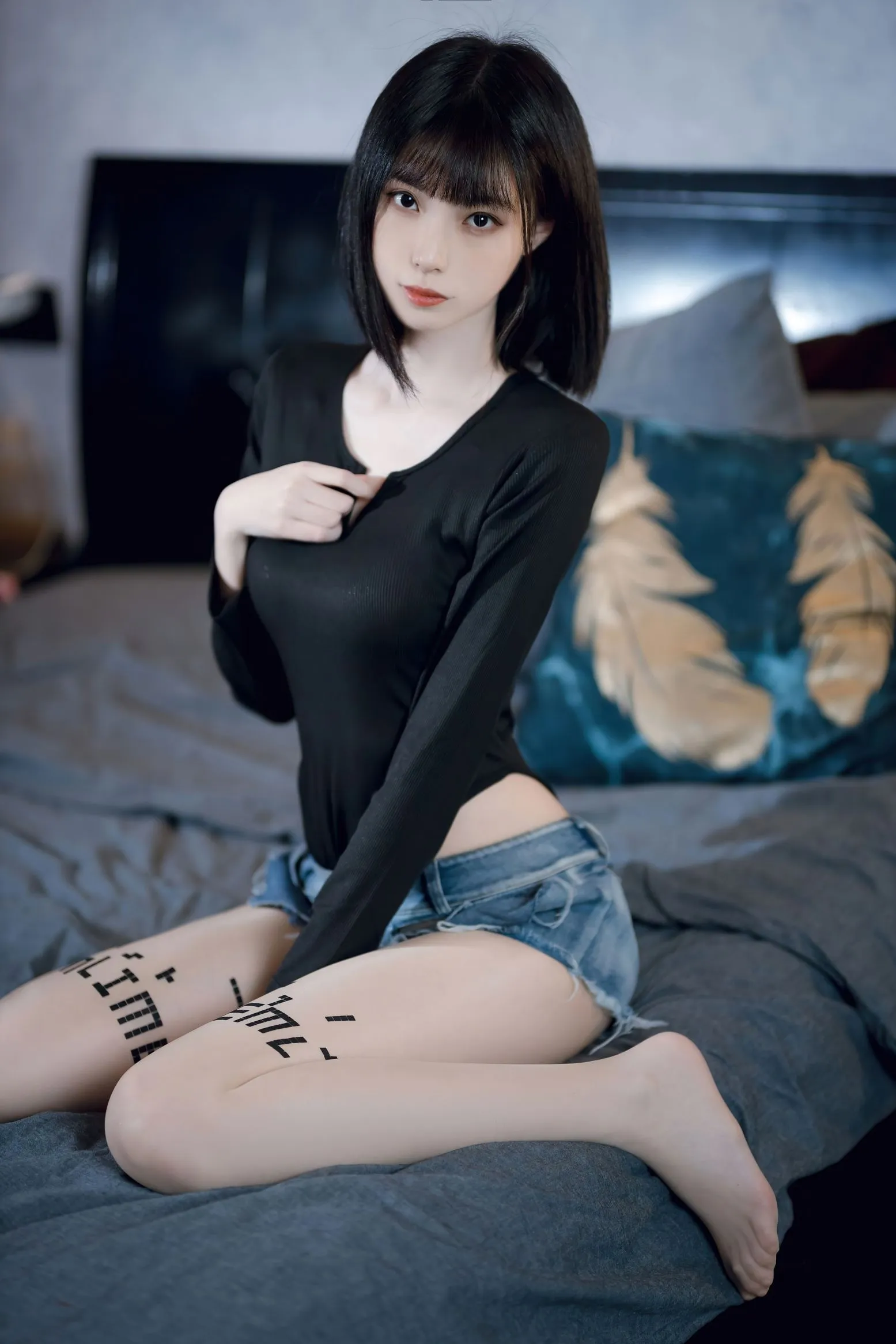 纯欲牛仔短裤2 许岚LAN P.3