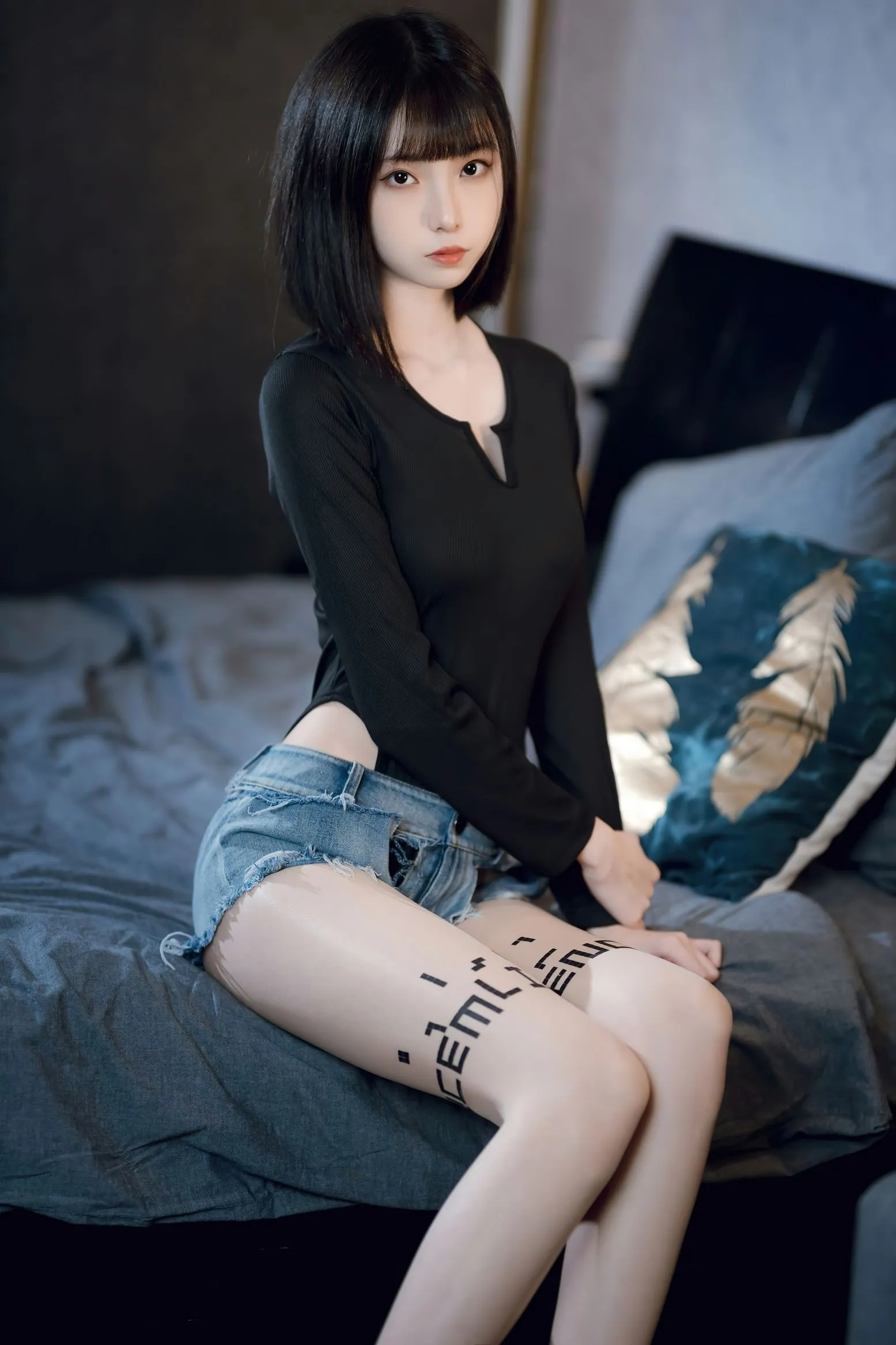 纯欲牛仔短裤2 许岚LAN P.6